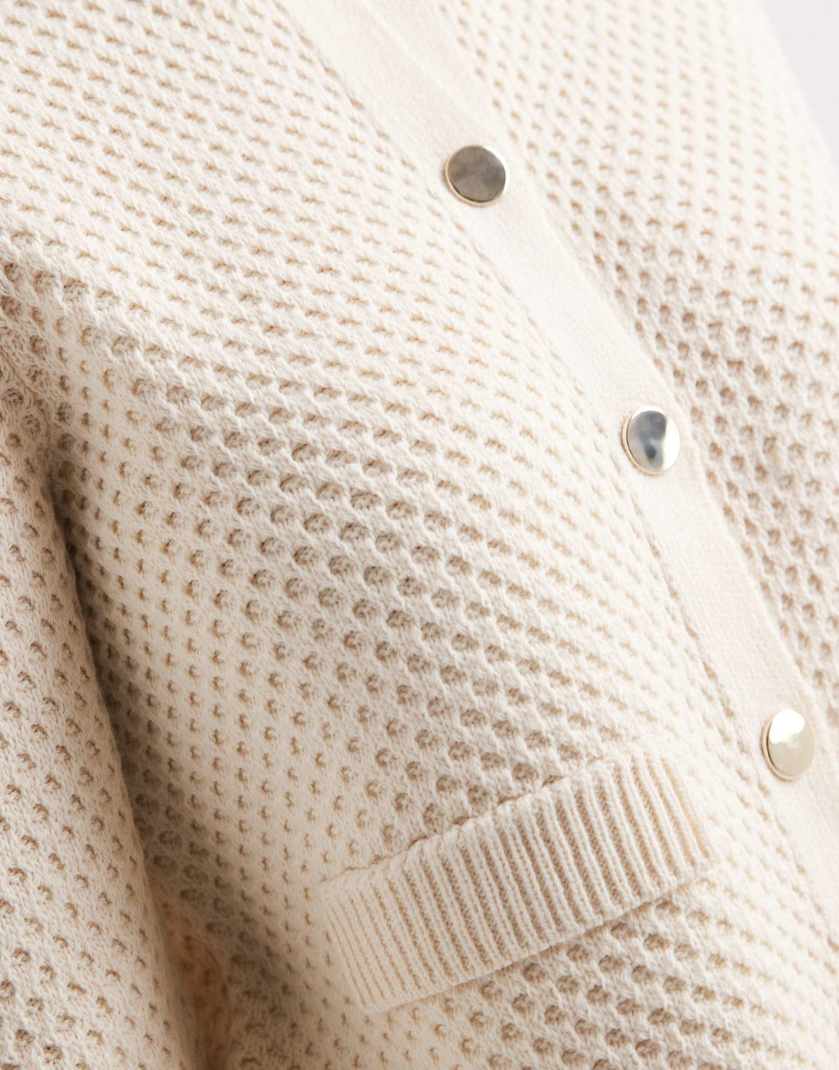 Miss Selfridge knit cardigan in buttermilk - ASOS Sample Sale