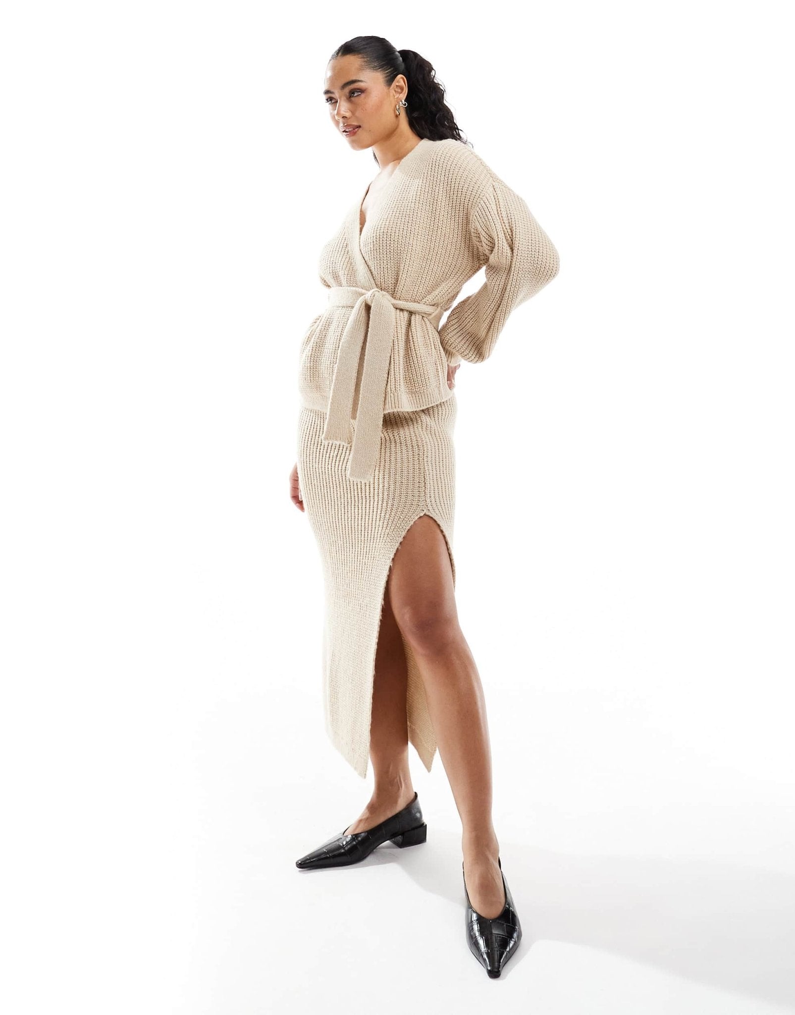 Miss Selfridge knit maxi skirt co ord - ASOS Sample Sale