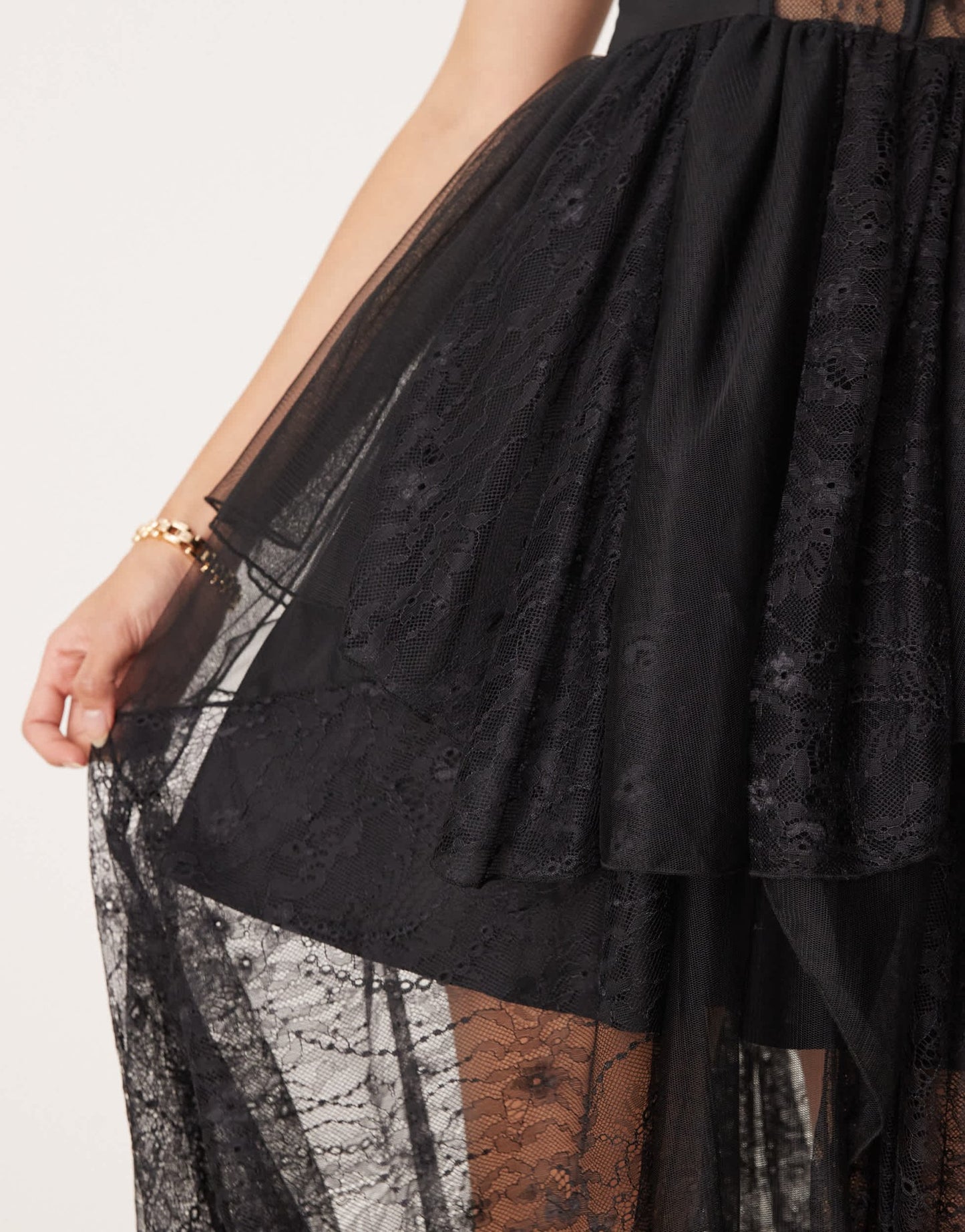 Miss Selfridge lace bow detail dress - ASOS Sample Sale