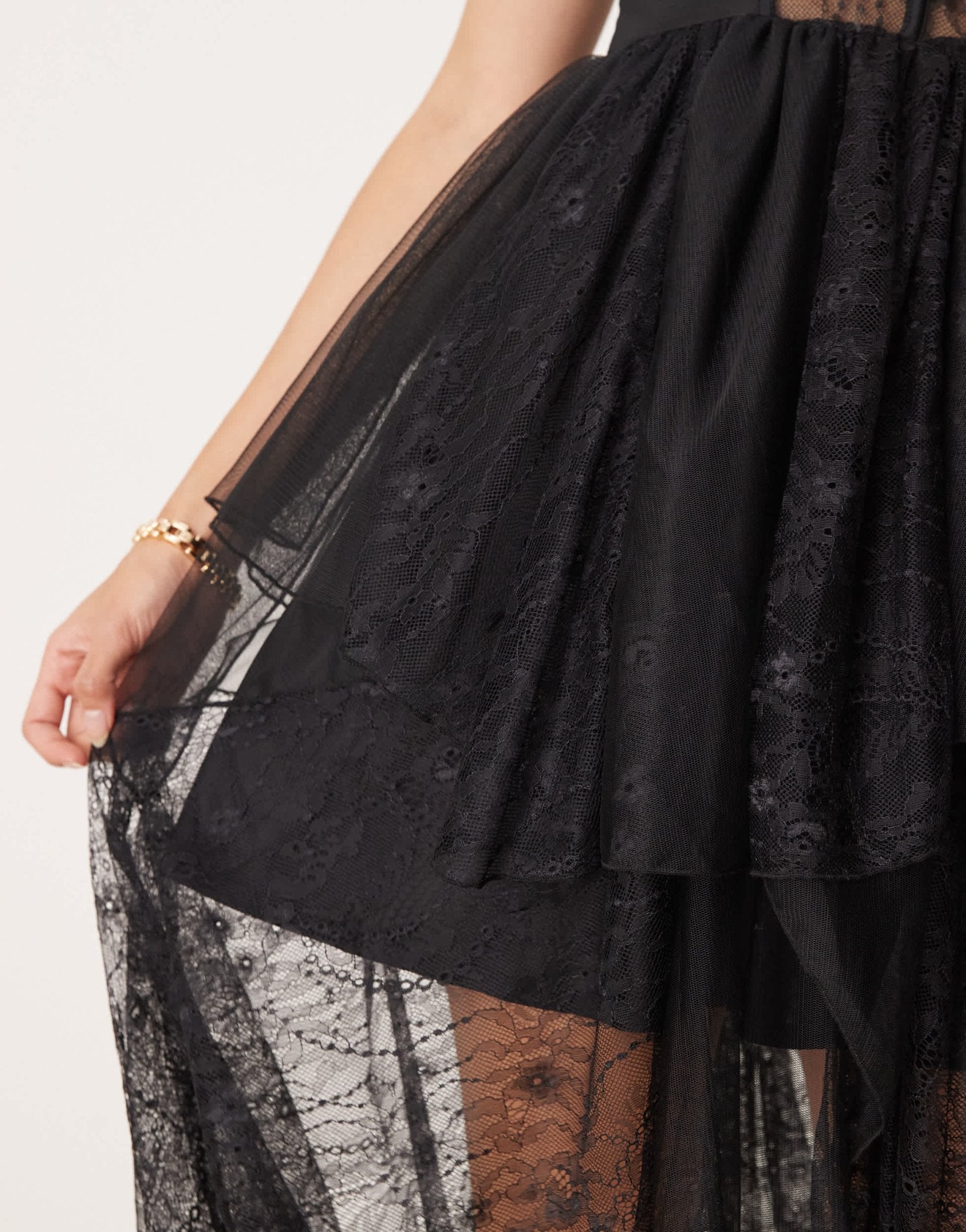 Miss Selfridge lace bow detail dress - ASOS Sample Sale
