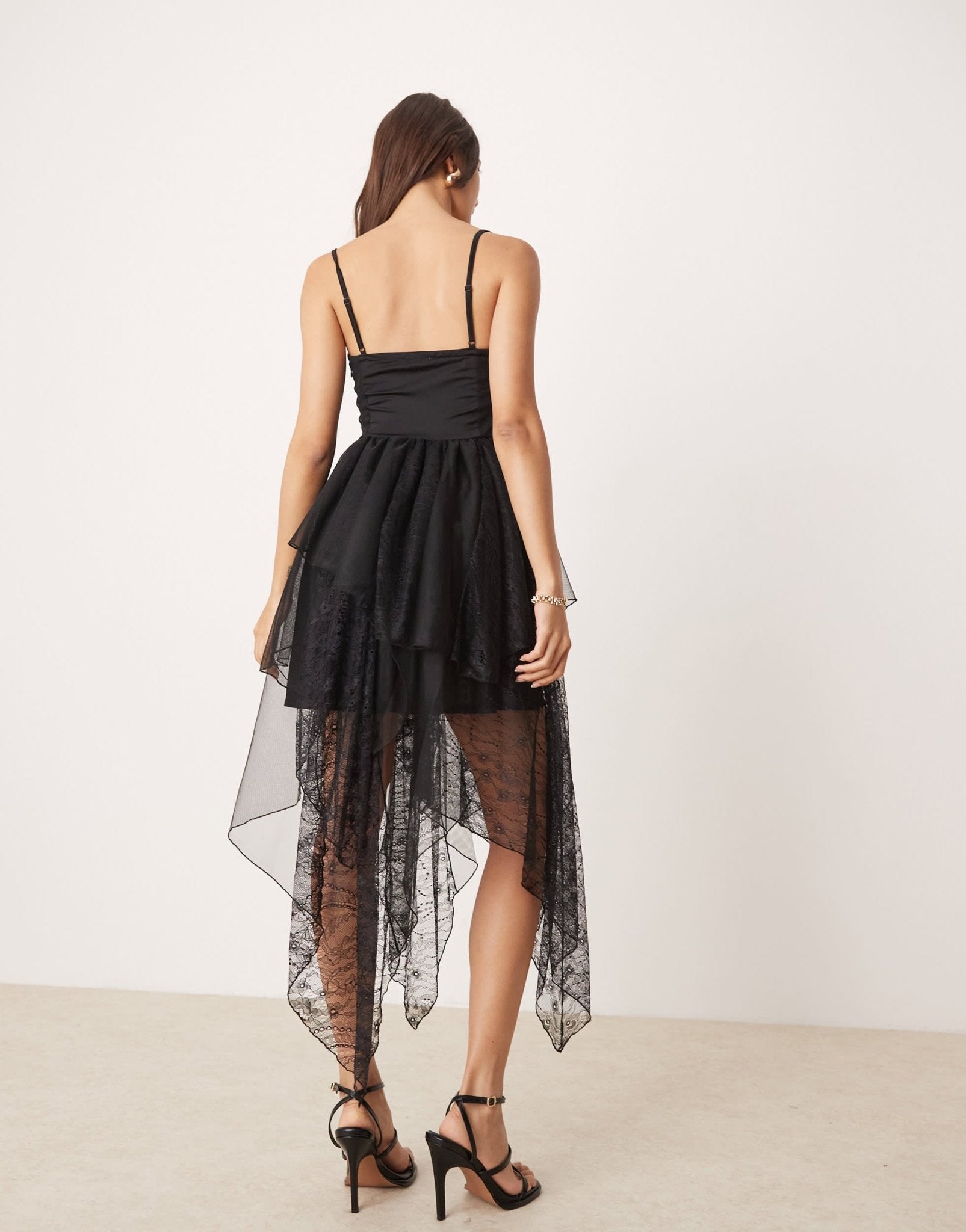 Miss Selfridge lace bow detail dress - ASOS Sample Sale
