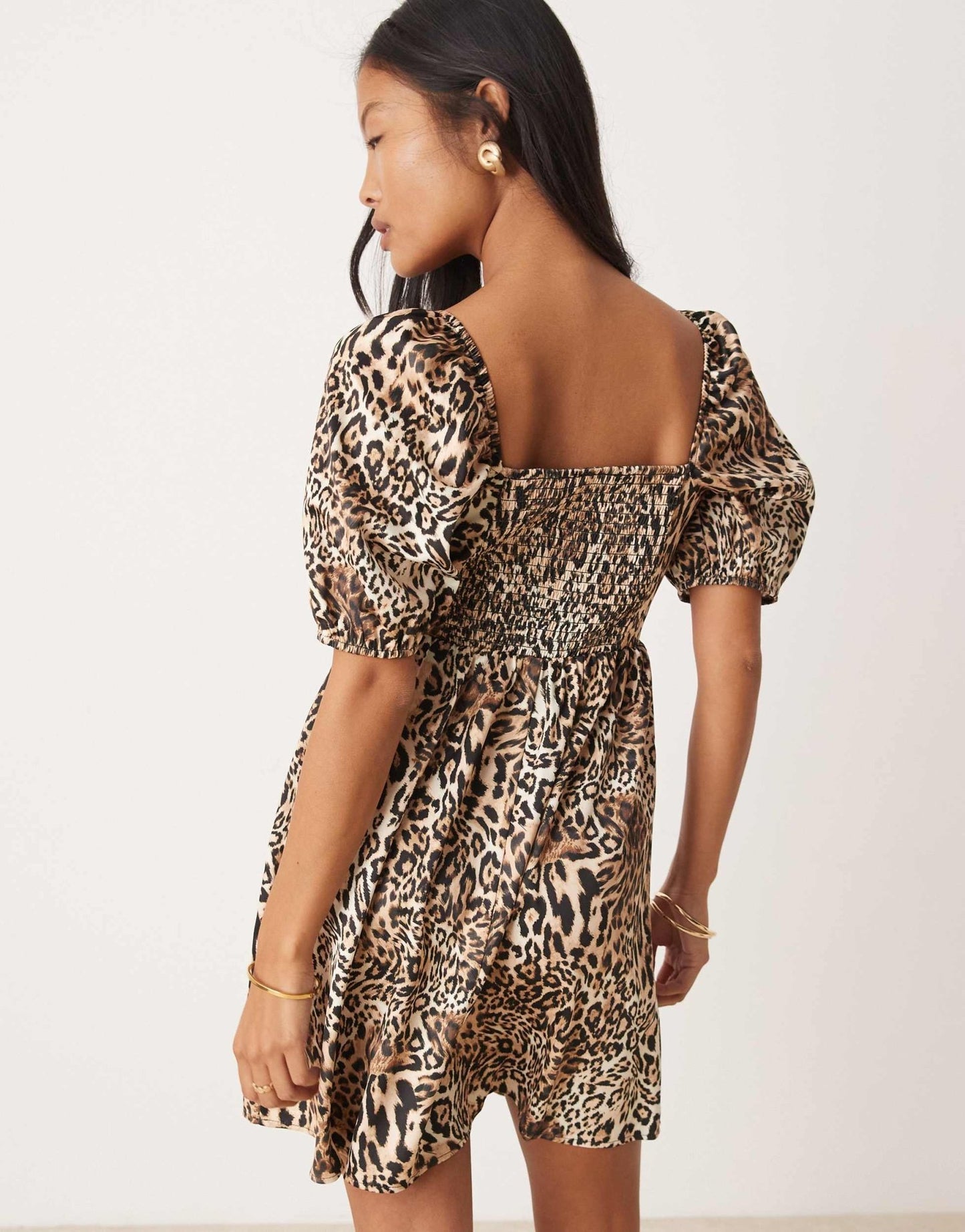 Miss Selfridge Petite animal mini dress - ASOS Sample Sale
