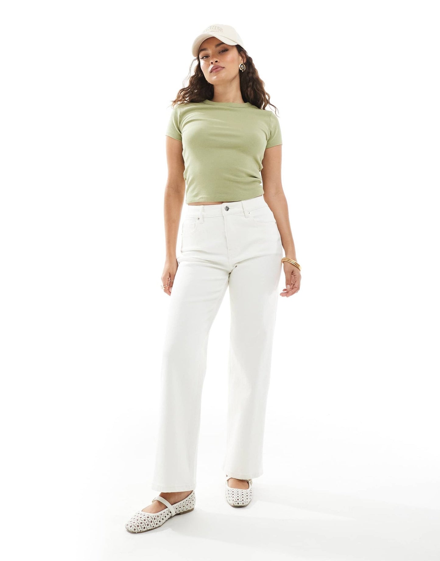 Miss Selfridge Petite heart pocket straight leg jean - ASOS Sample Sale