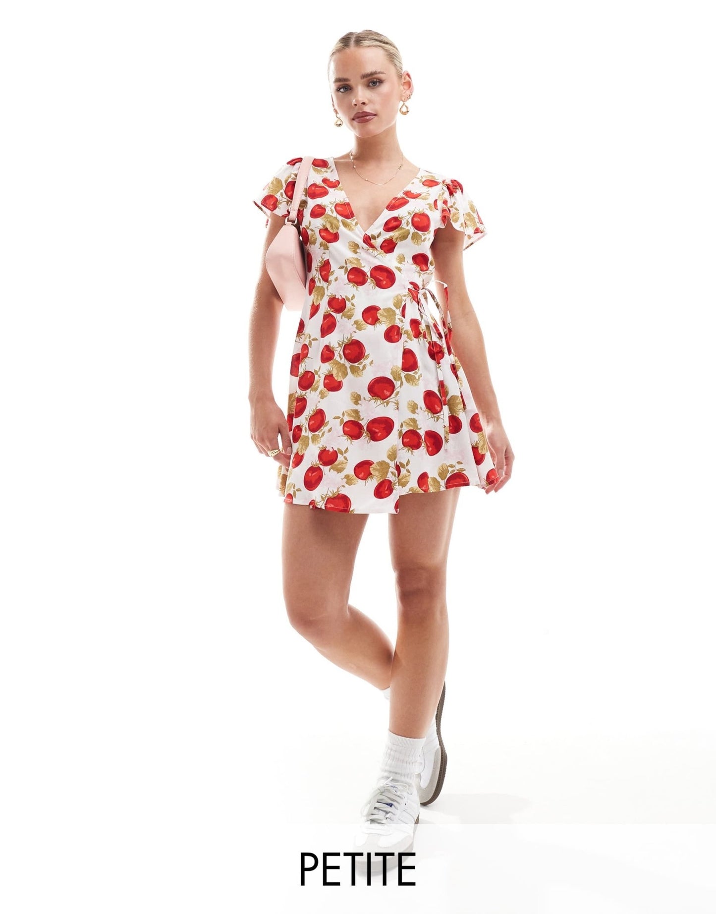 Miss Selfridge Petite wrap mini tea dress - ASOS Sample Sale
