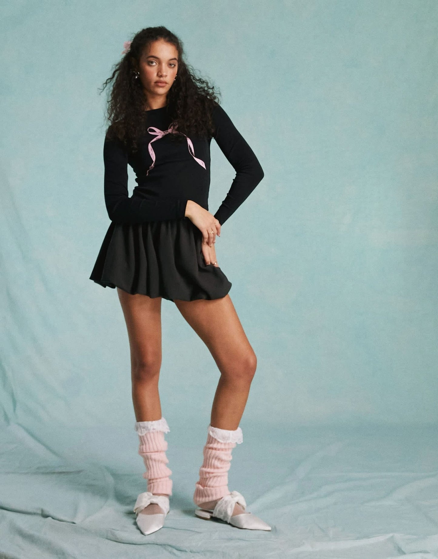 Miss Selfridge tailored puffball mini skirt in charcoal grey - ASOS Sample Sale