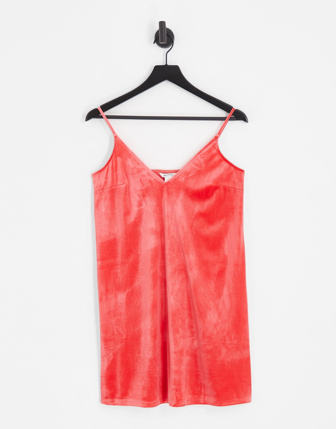Monki velvet cami mini dress in red - ASOS Sample Sale