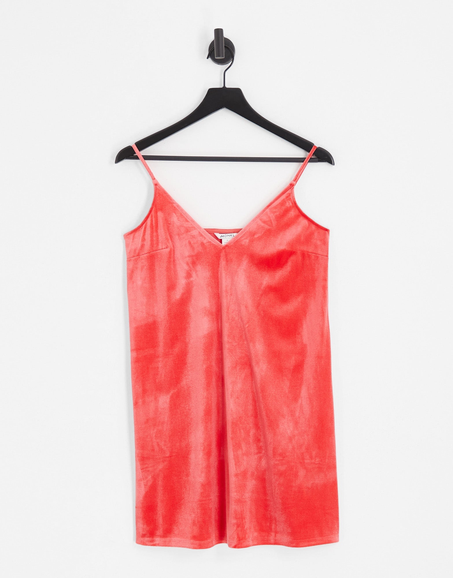 Monki velvet cami mini dress in red - ASOS Sample Sale
