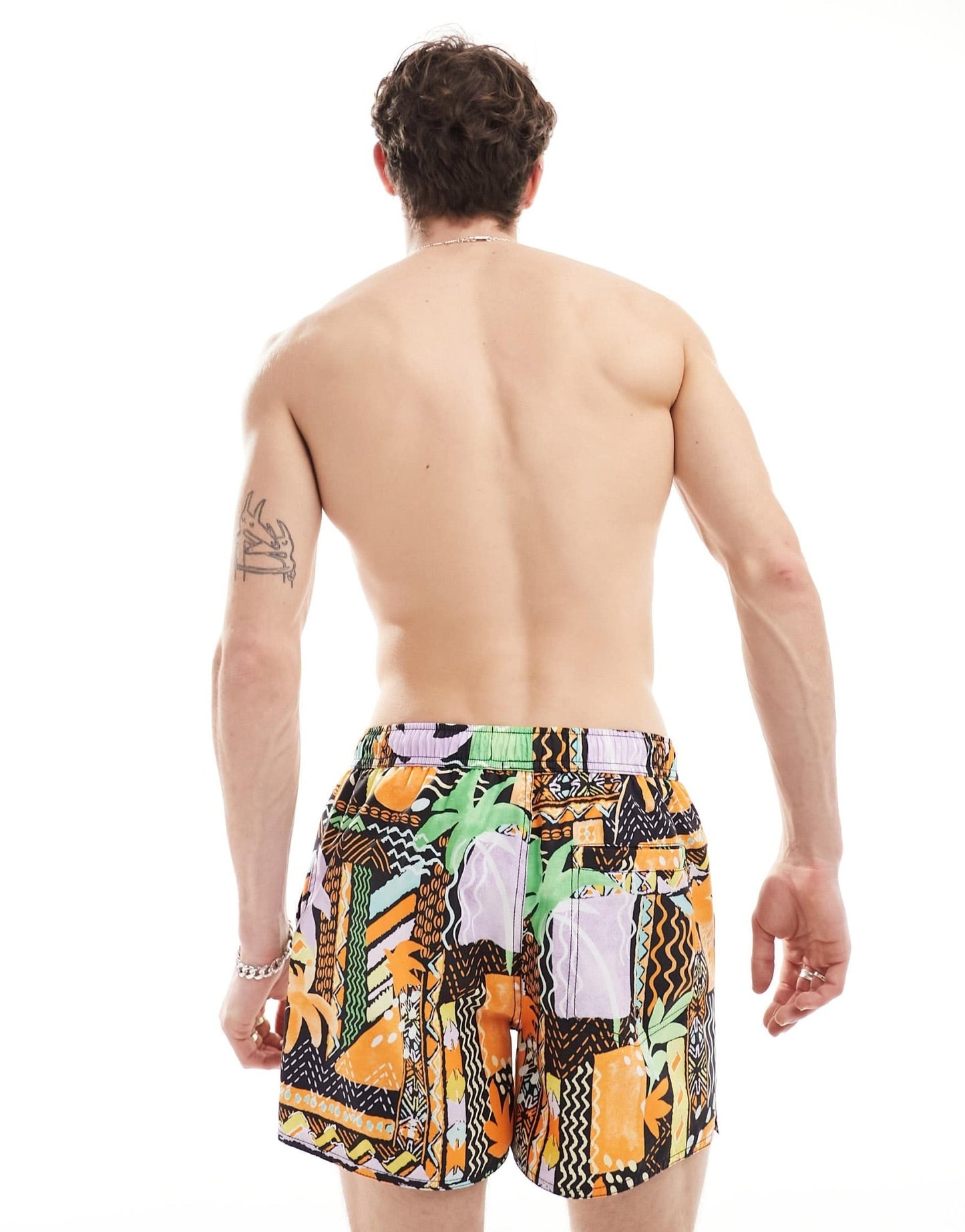 Native Youth beach print regular fit swim shorts in multi - ASOS Sample Sale
