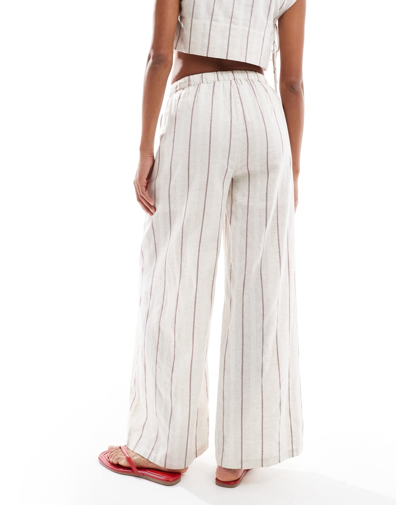 Native Youth striped wide leg co-ord trousers in multi - ASOS Sample Sale