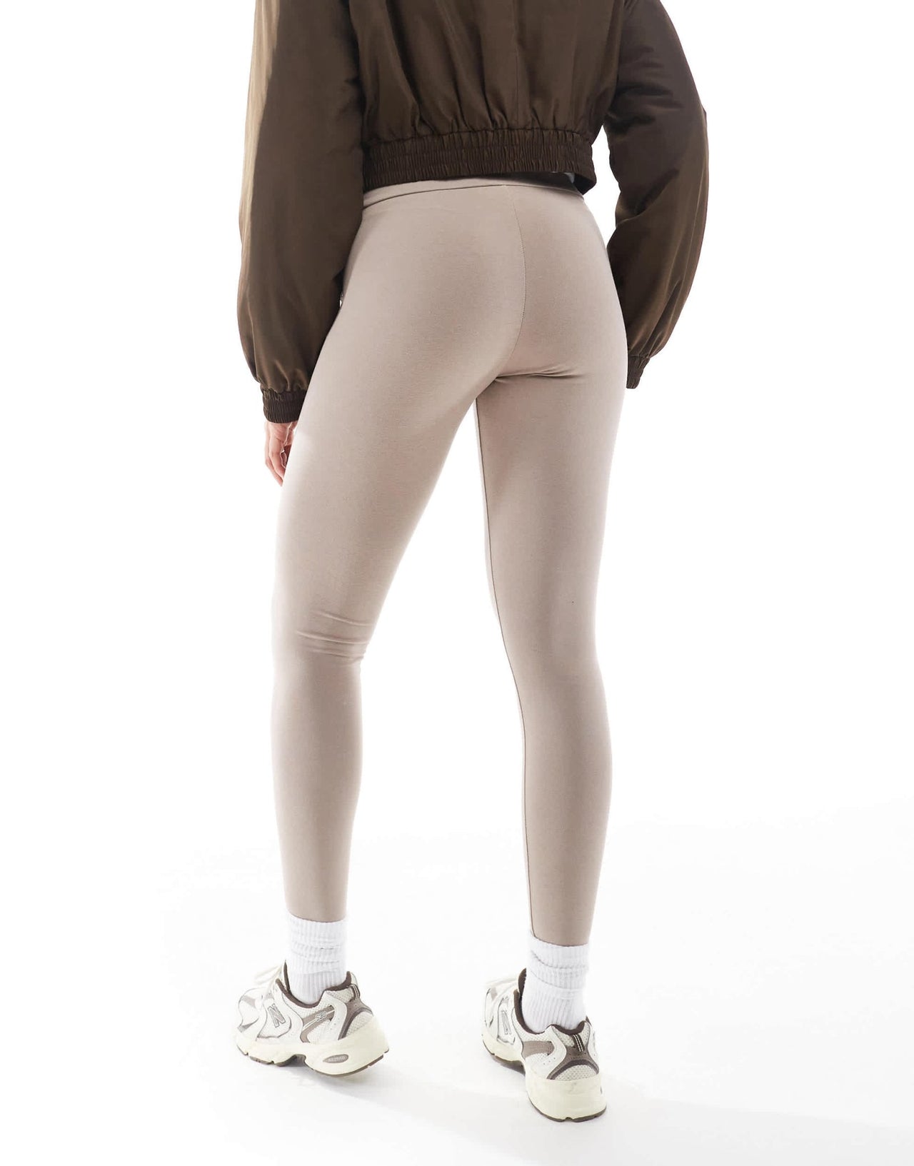 New Era NY Yankees logo legging in taupe - ASOS Sample Sale