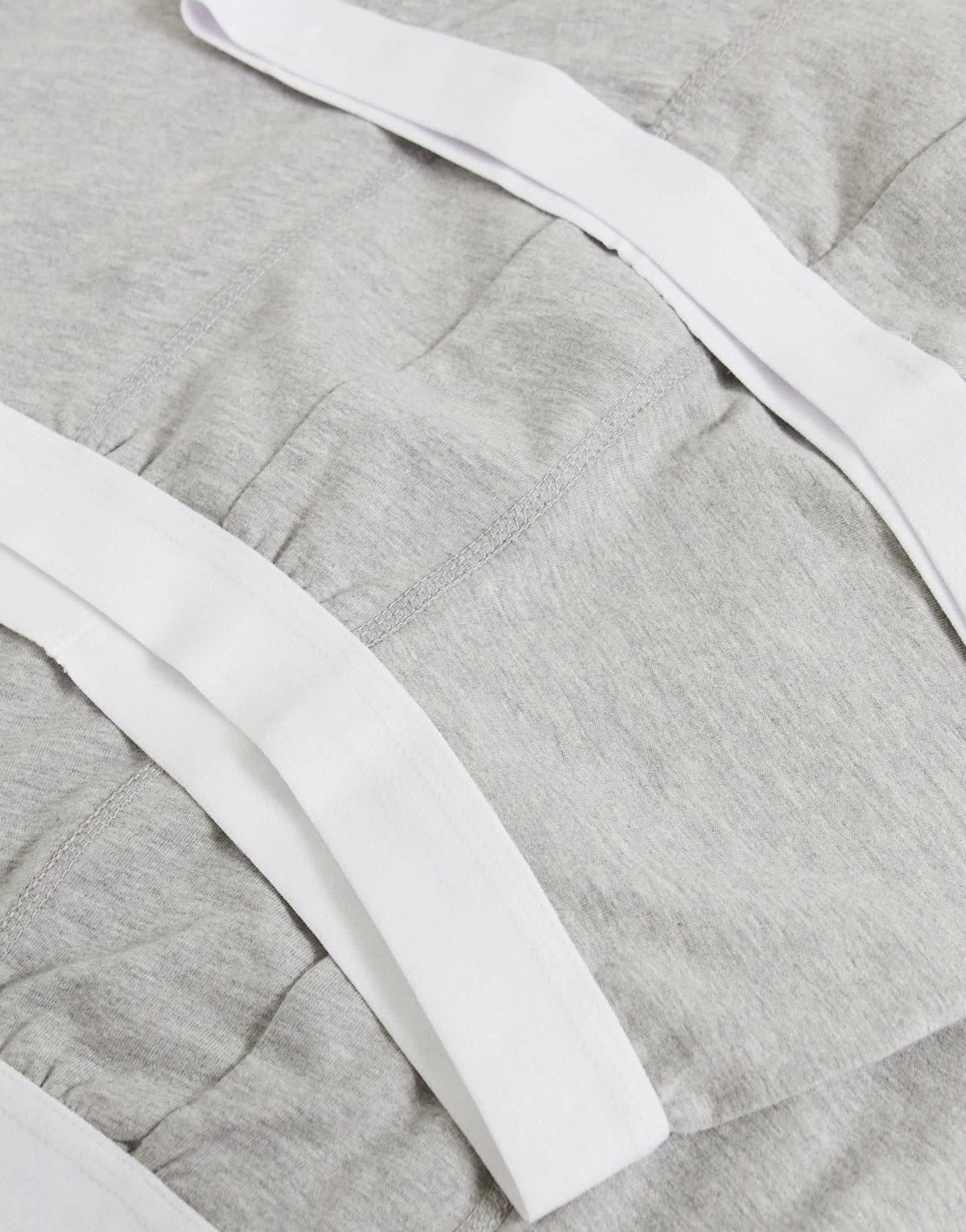 New Look 3 pack trunks in grey with white waistband - ASOS Sample Sale