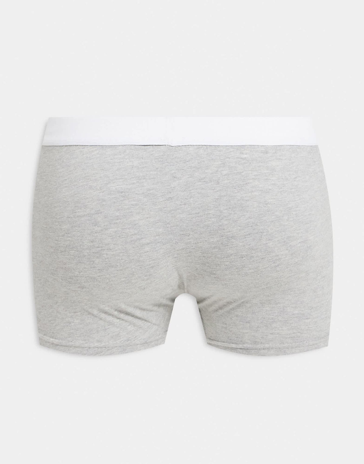 New Look 3 pack trunks in grey with white waistband - ASOS Sample Sale