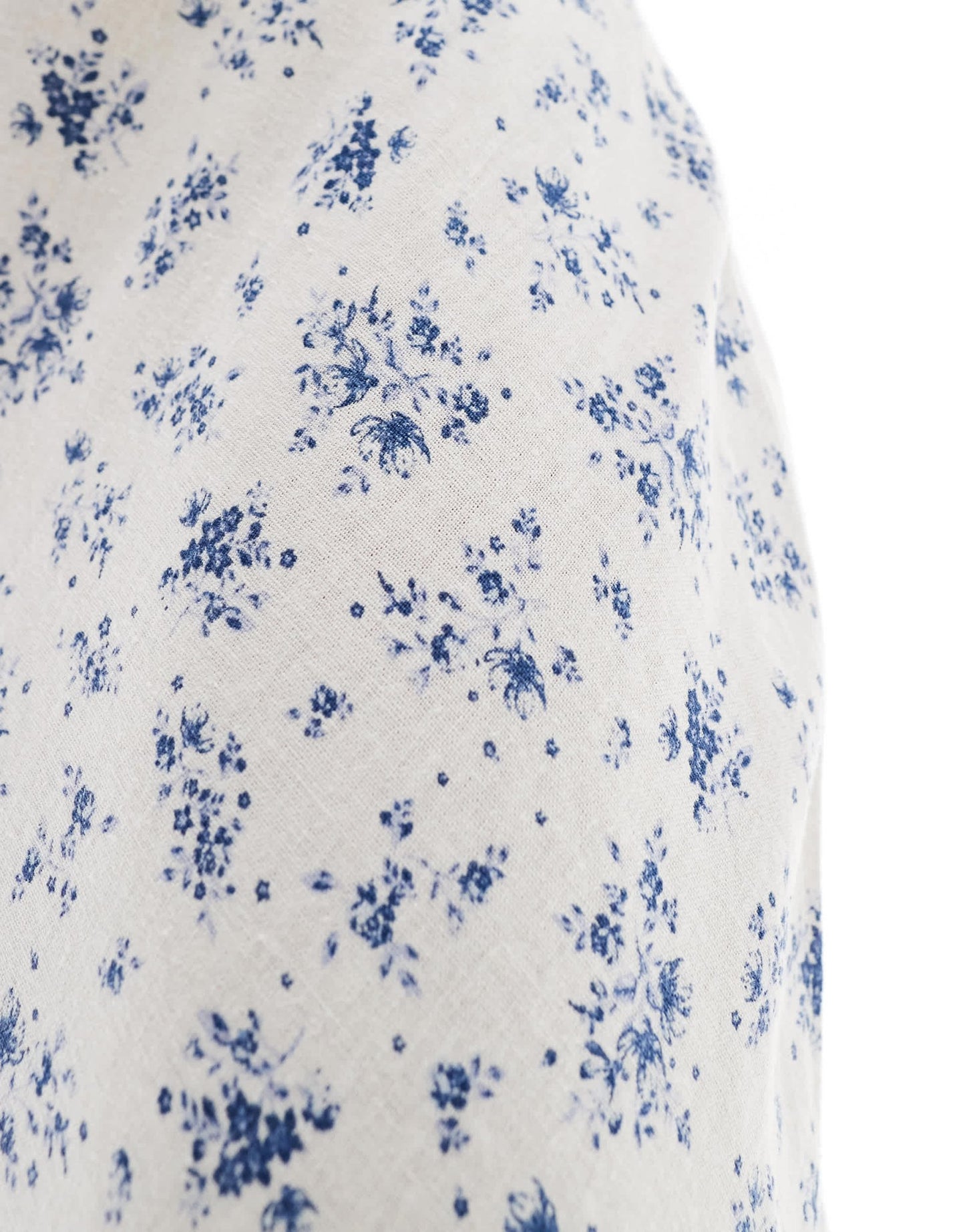 New Look co-ord linen blend ditsy floral skirt in cream - ASOS Sample Sale