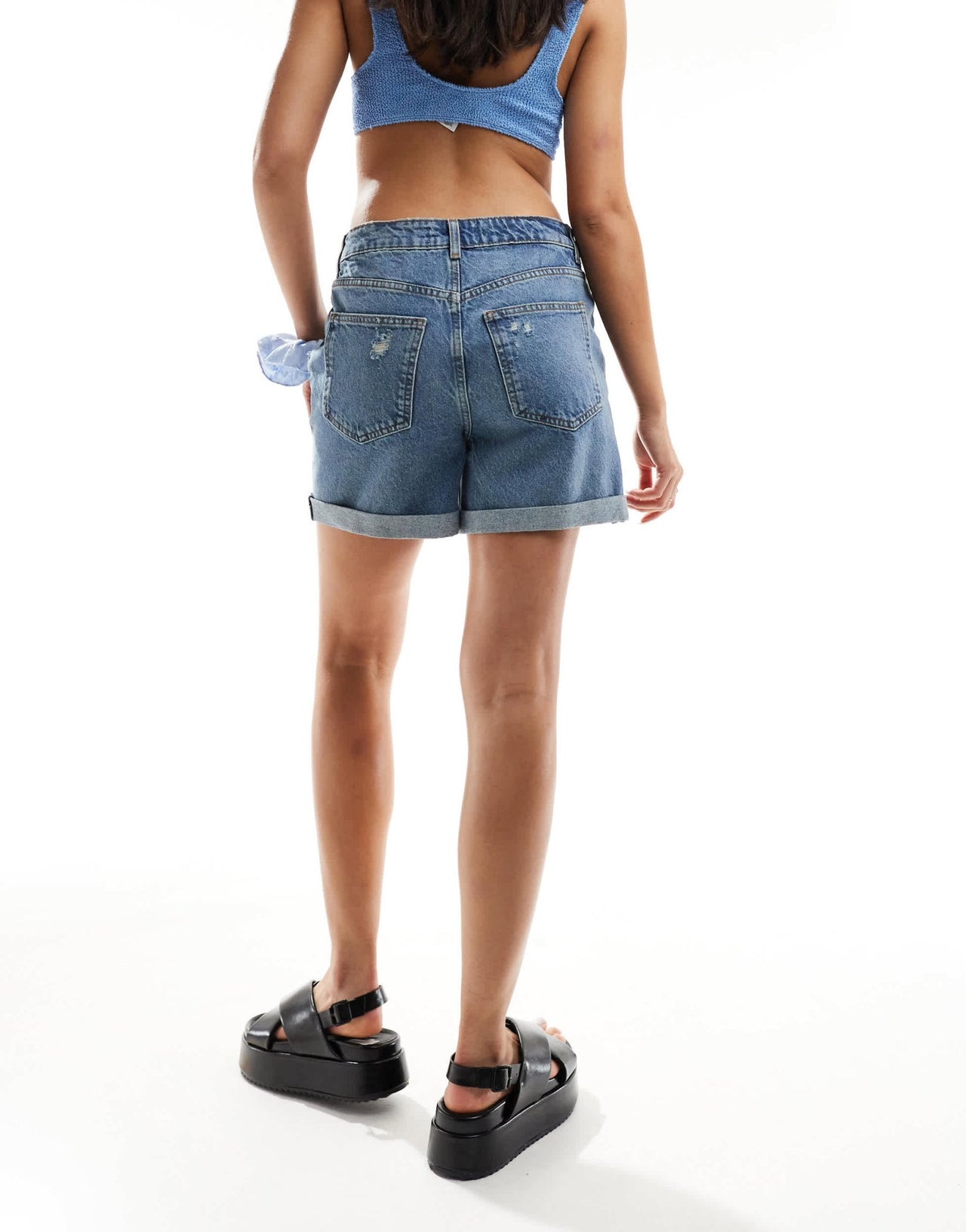 New Look denim boyfriend short - ASOS Sample Sale