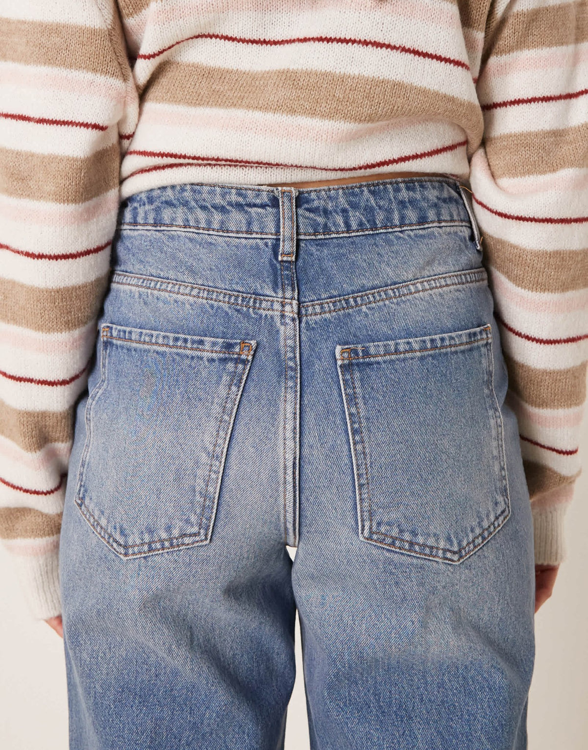 New Look palazzo jeans in blue - ASOS Sample Sale