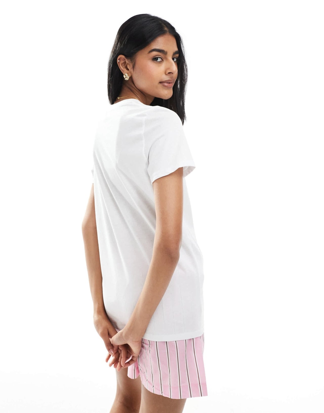 New Look Pasta Please logo t-shirt in white - ASOS Sample Sale