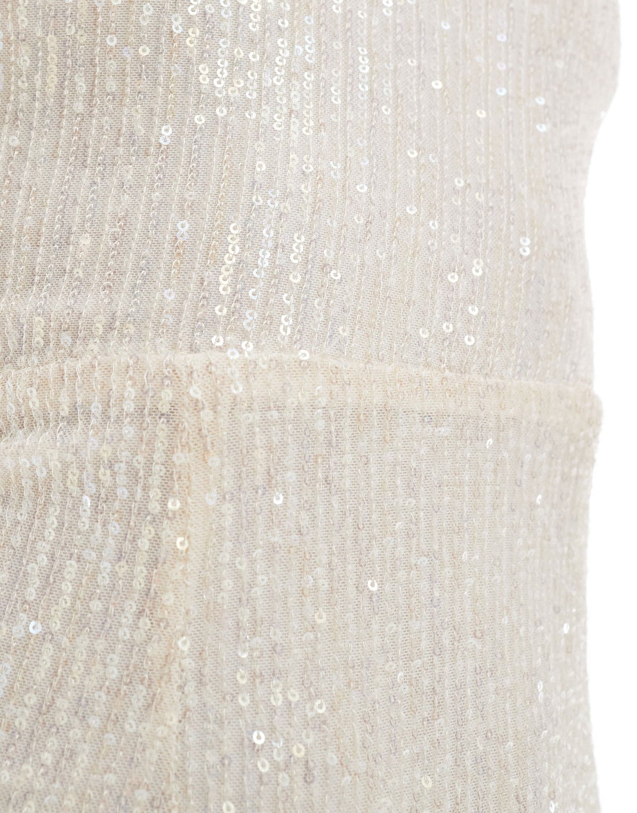 New Look sequin bandeau mini dress in cream - ASOS Sample Sale