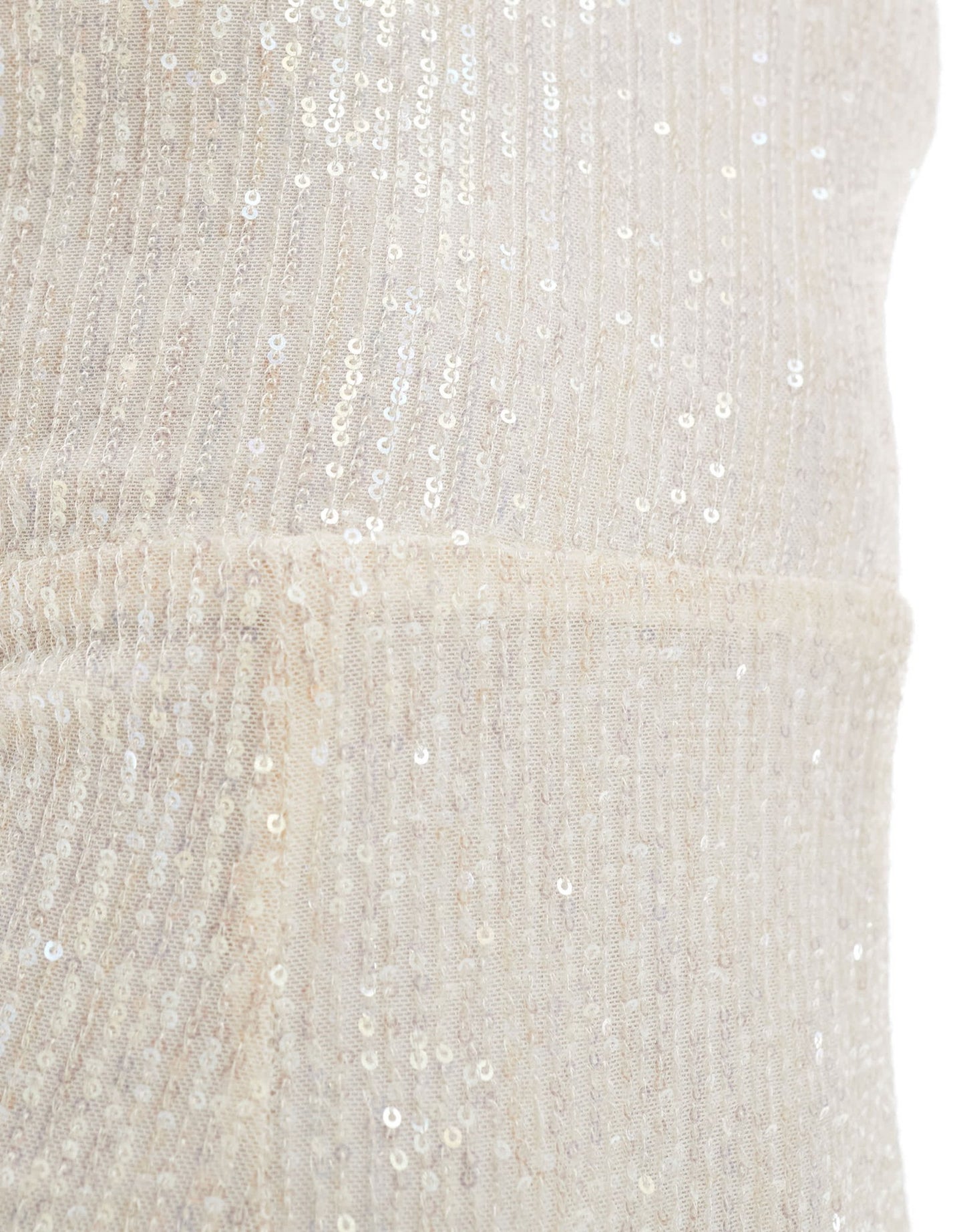 New Look sequin bandeau mini dress in cream - ASOS Sample Sale