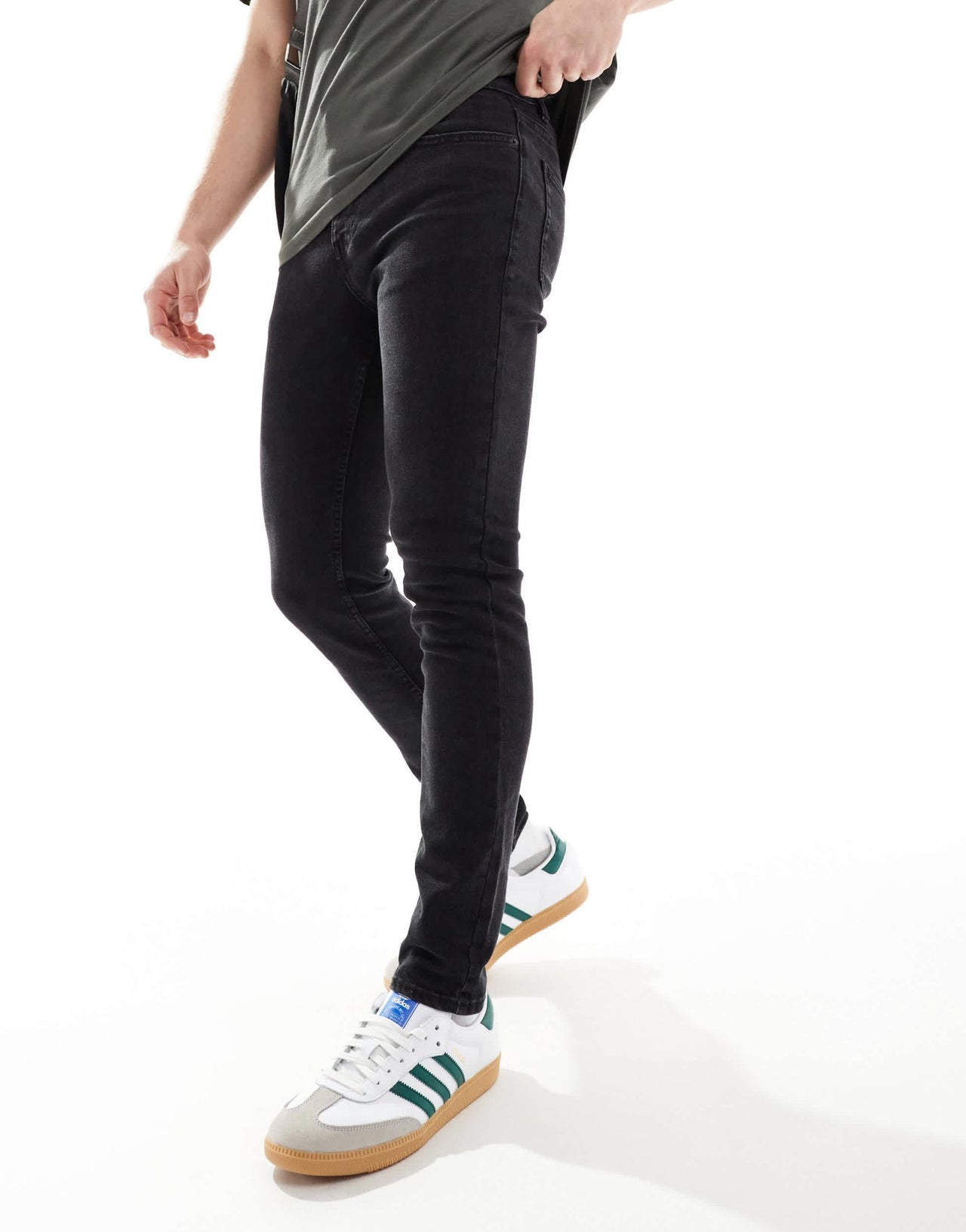 New Look super skinny jeans in black - ASOS Sample Sale