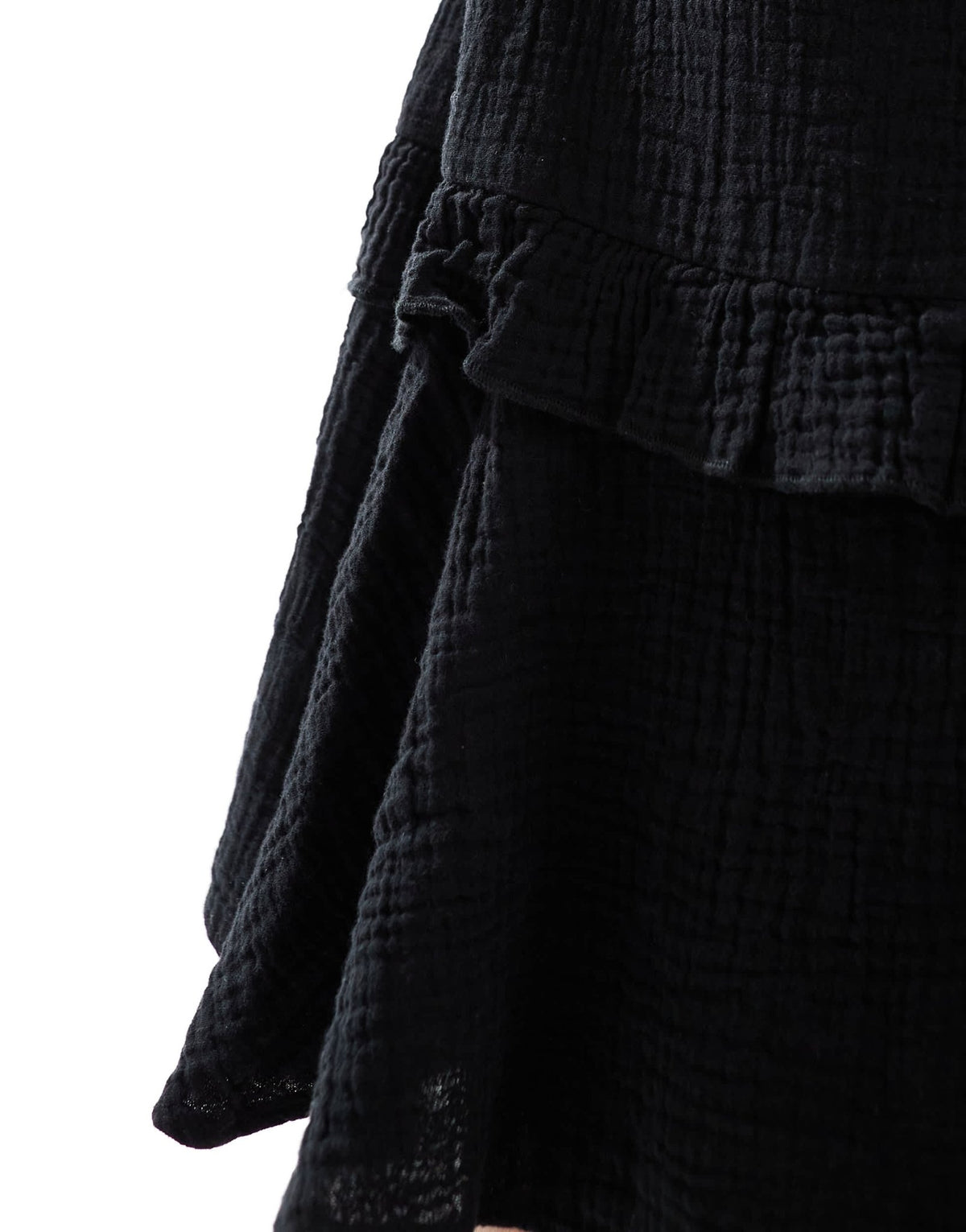 New Look tiered mini sundress in black - ASOS Sample Sale