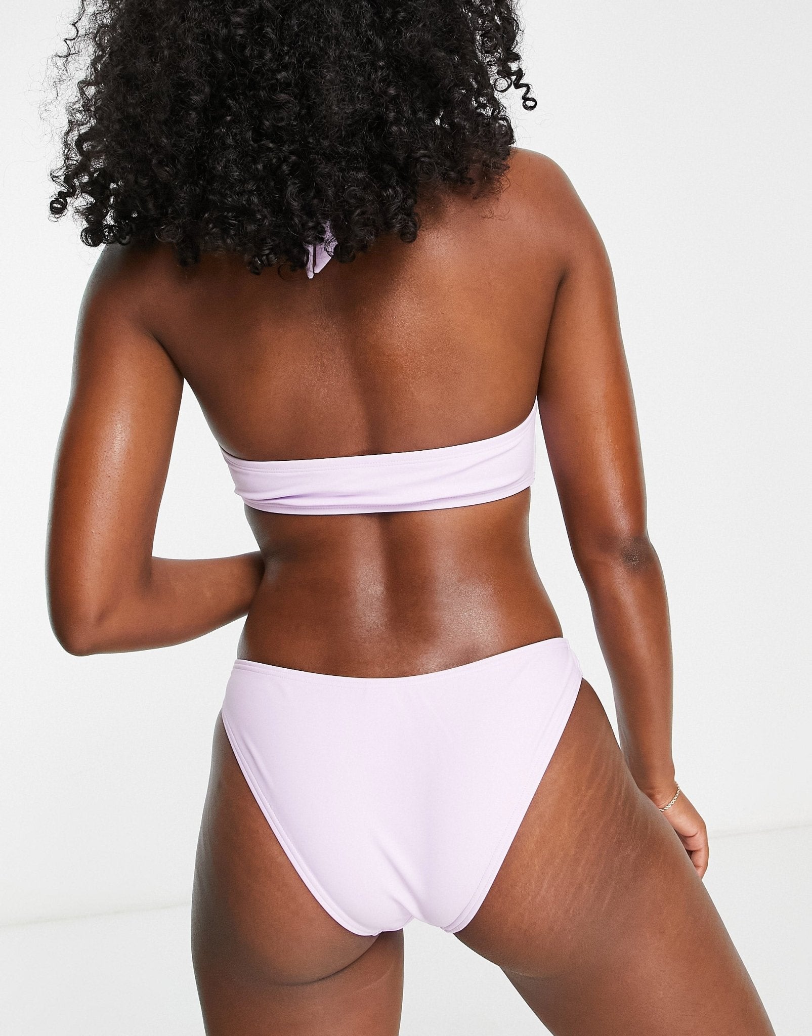 New Look v bikini bottoms in lilac - ASOS Sample Sale