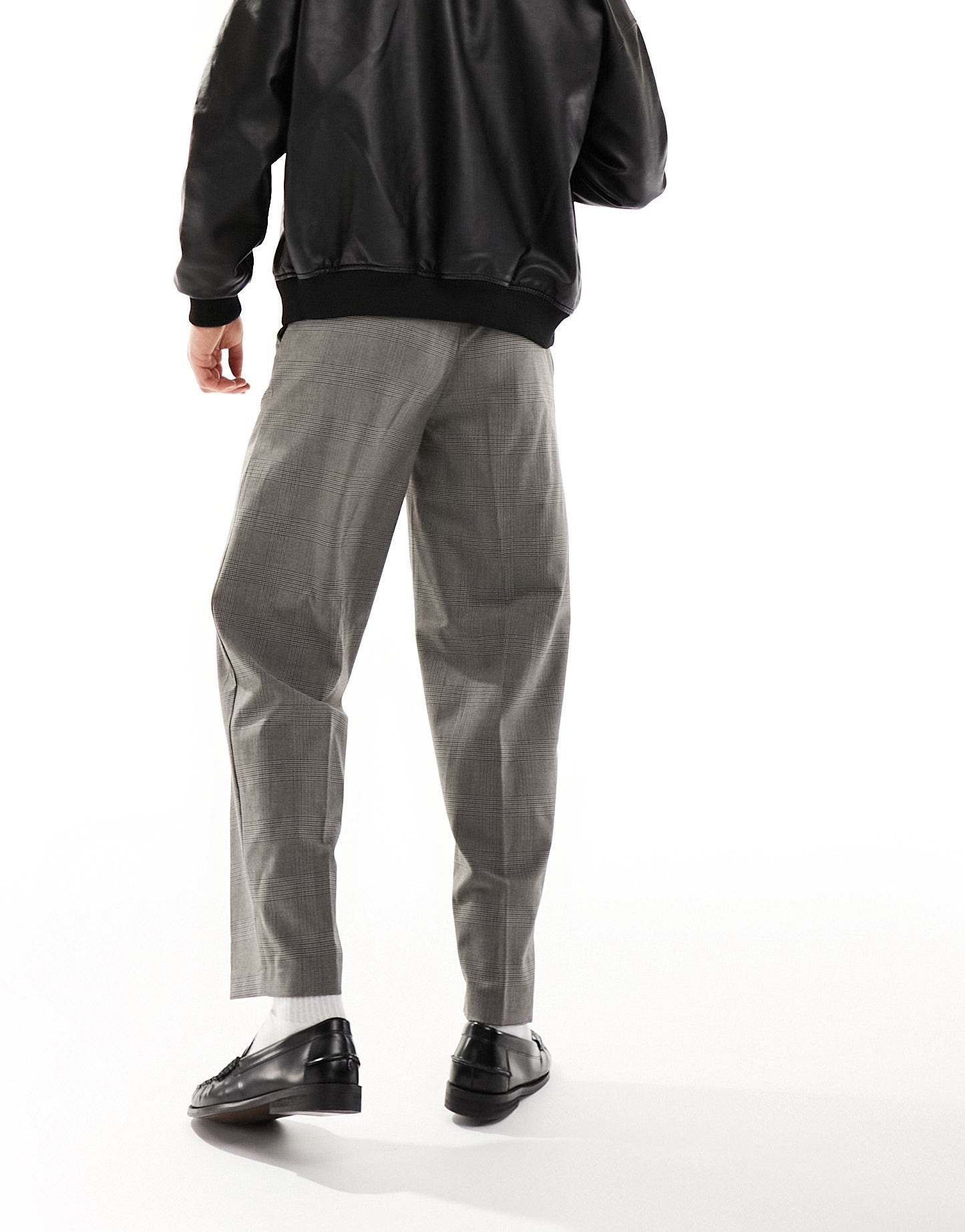 New Look wide leg trousers in brown - ASOS Sample Sale