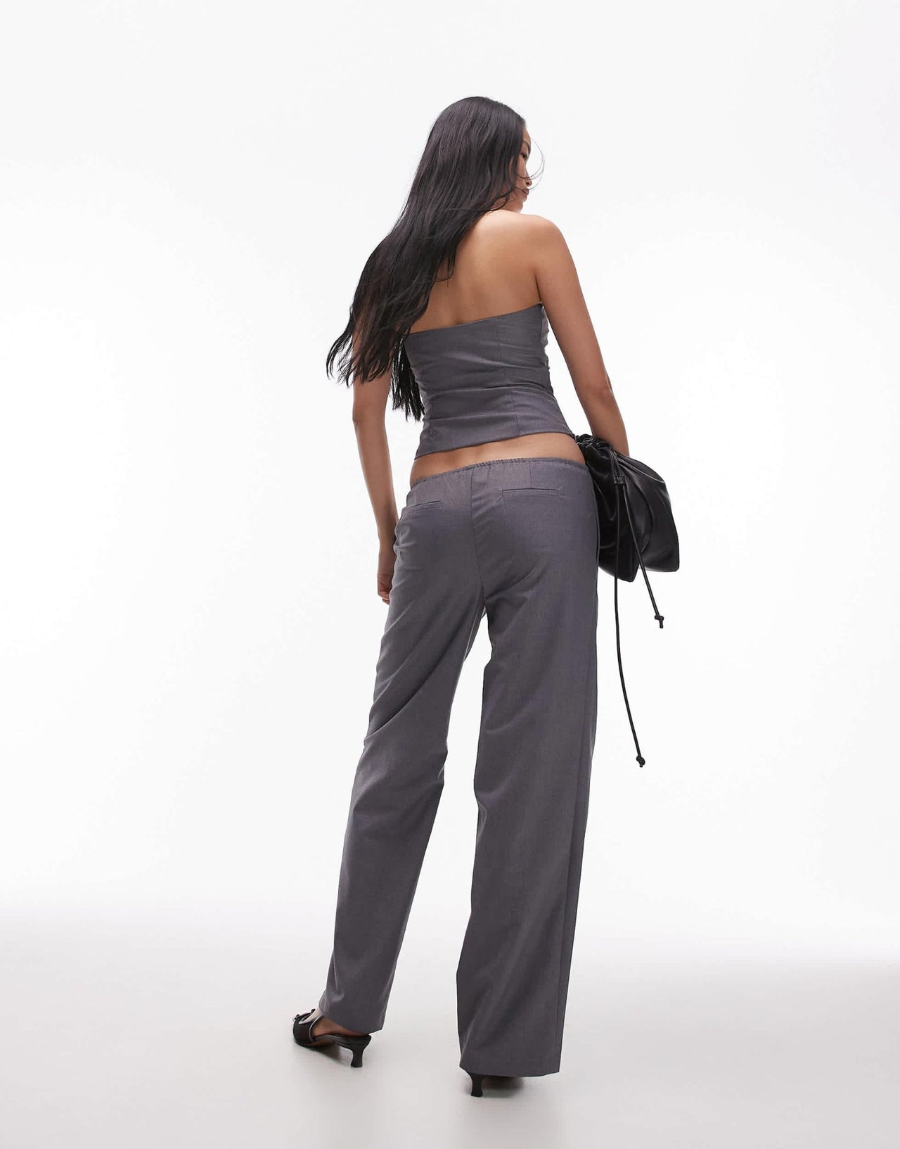 Nia loose fit tailored trouser co - ord in grey - ASOS Sample Sale