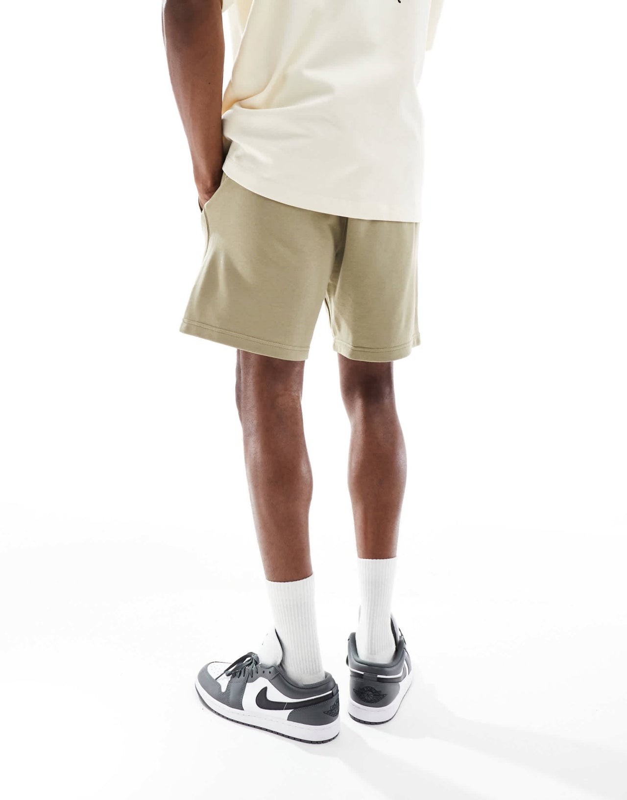 Nike Air French Terry shorts in khaki - ASOS Sample Sale