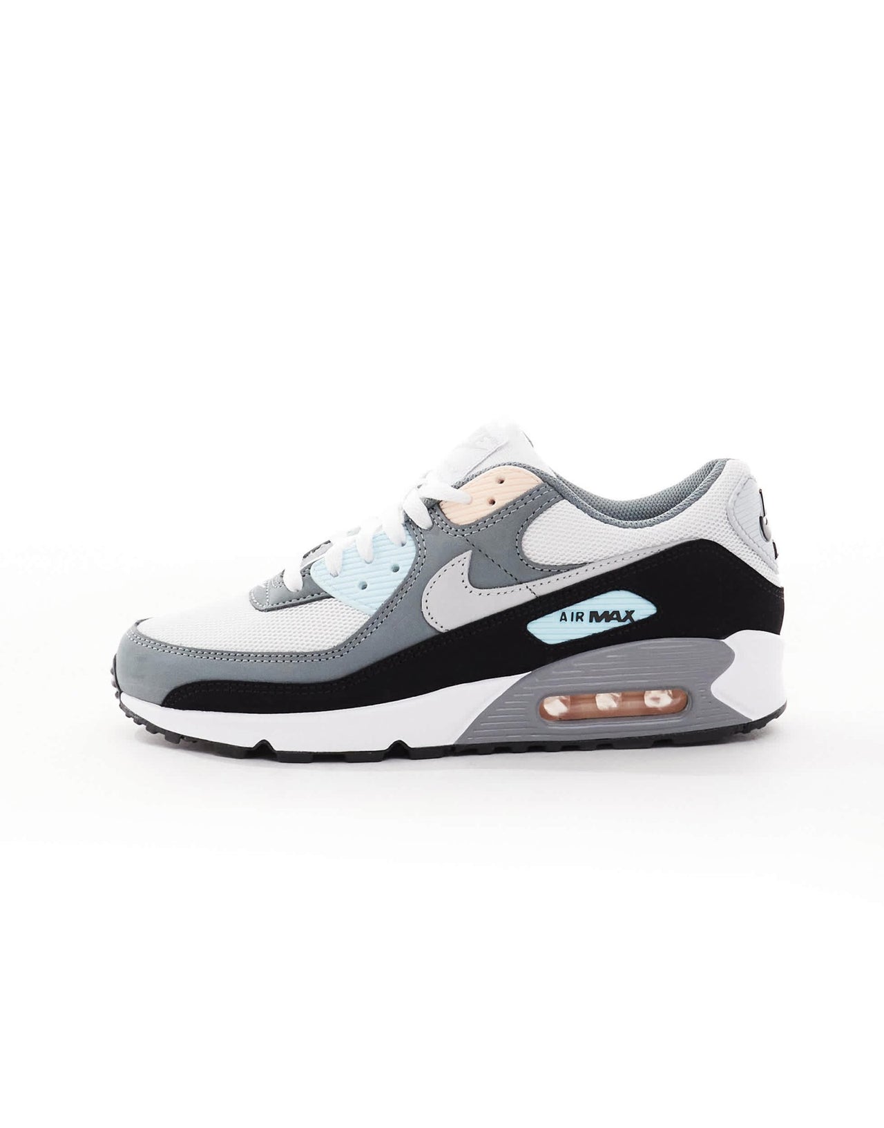 Nike Air Max 90 trainers in blue and coral - ASOS Sample Sale