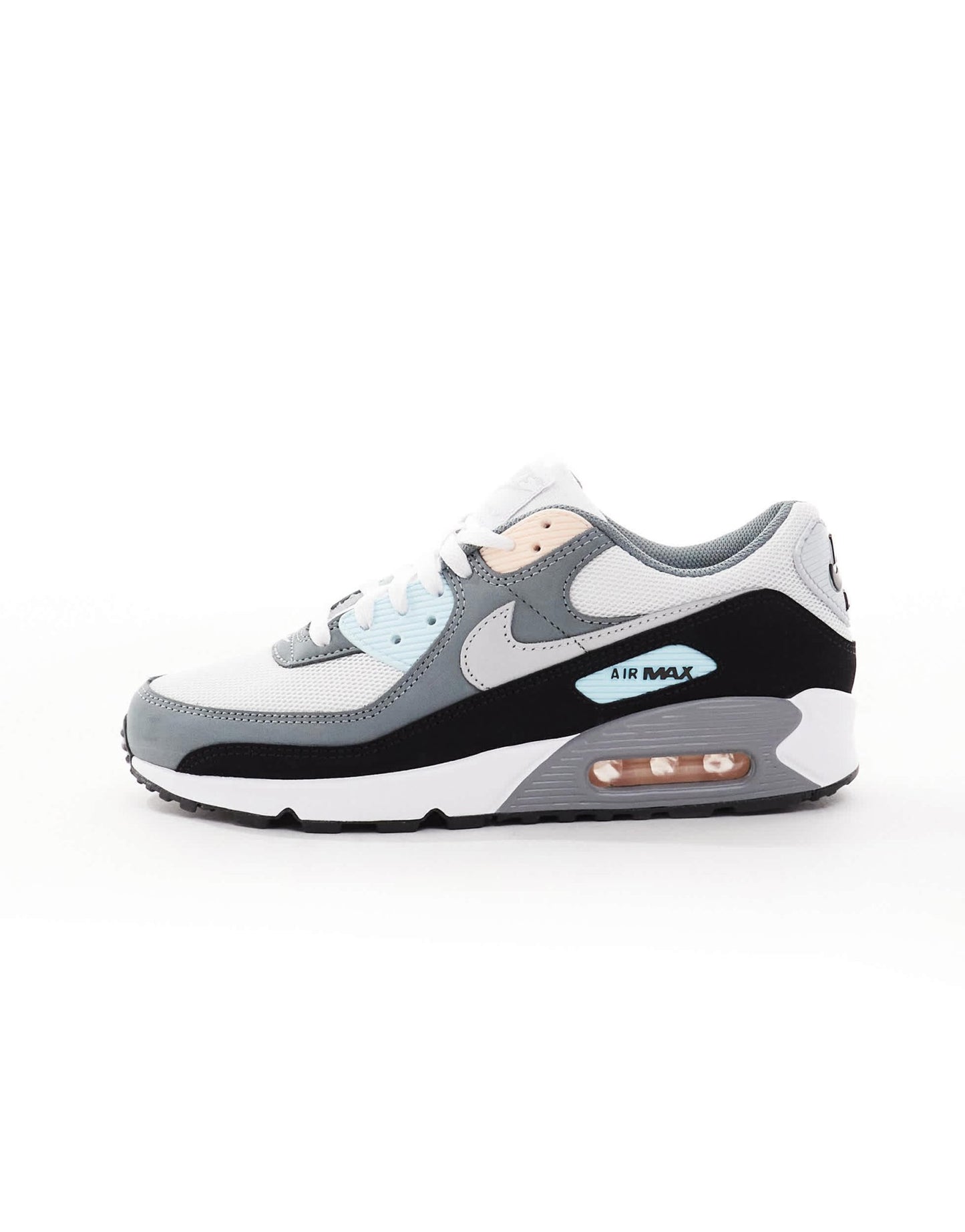 Nike Air Max 90 trainers in blue and coral - ASOS Sample Sale