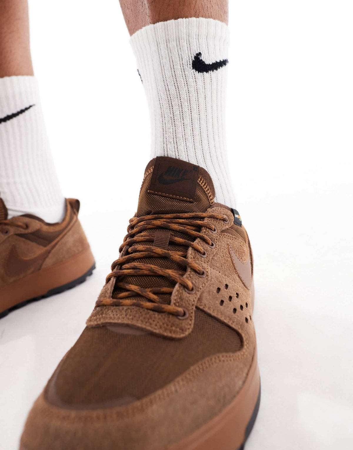 Nike C1ty Premium trainers in brown - ASOS Sample Sale