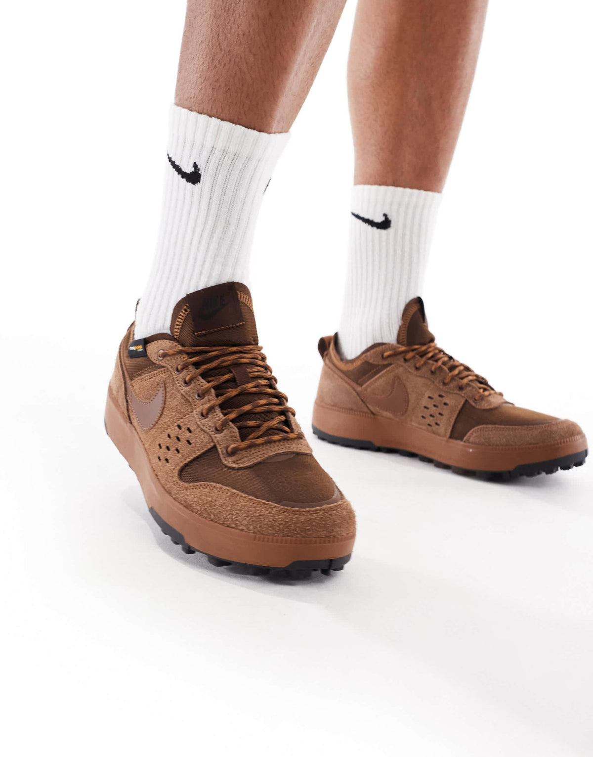 Nike C1ty Premium trainers in brown - ASOS Sample Sale