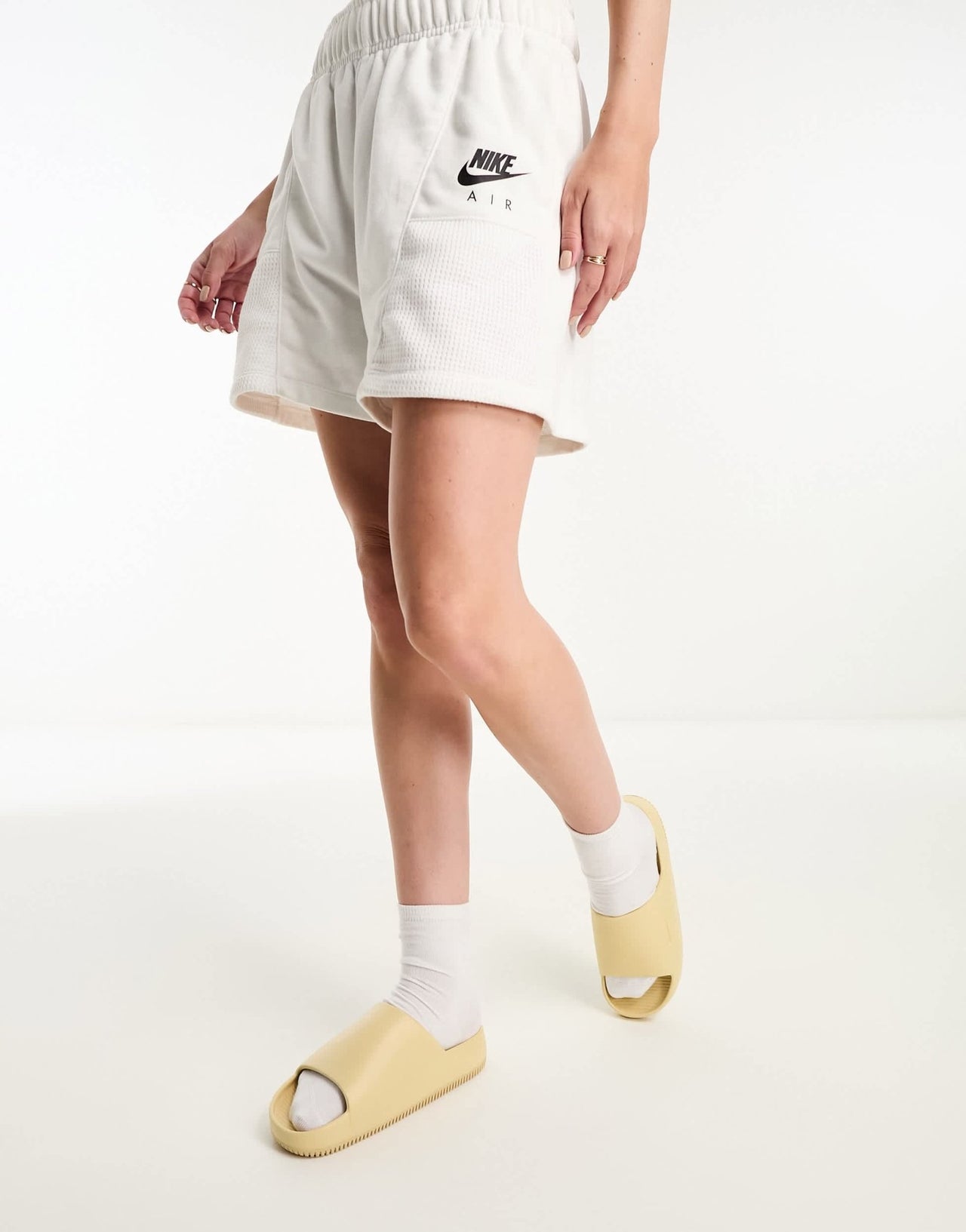 Nike Calm sliders in sesame brown - ASOS Sample Sale