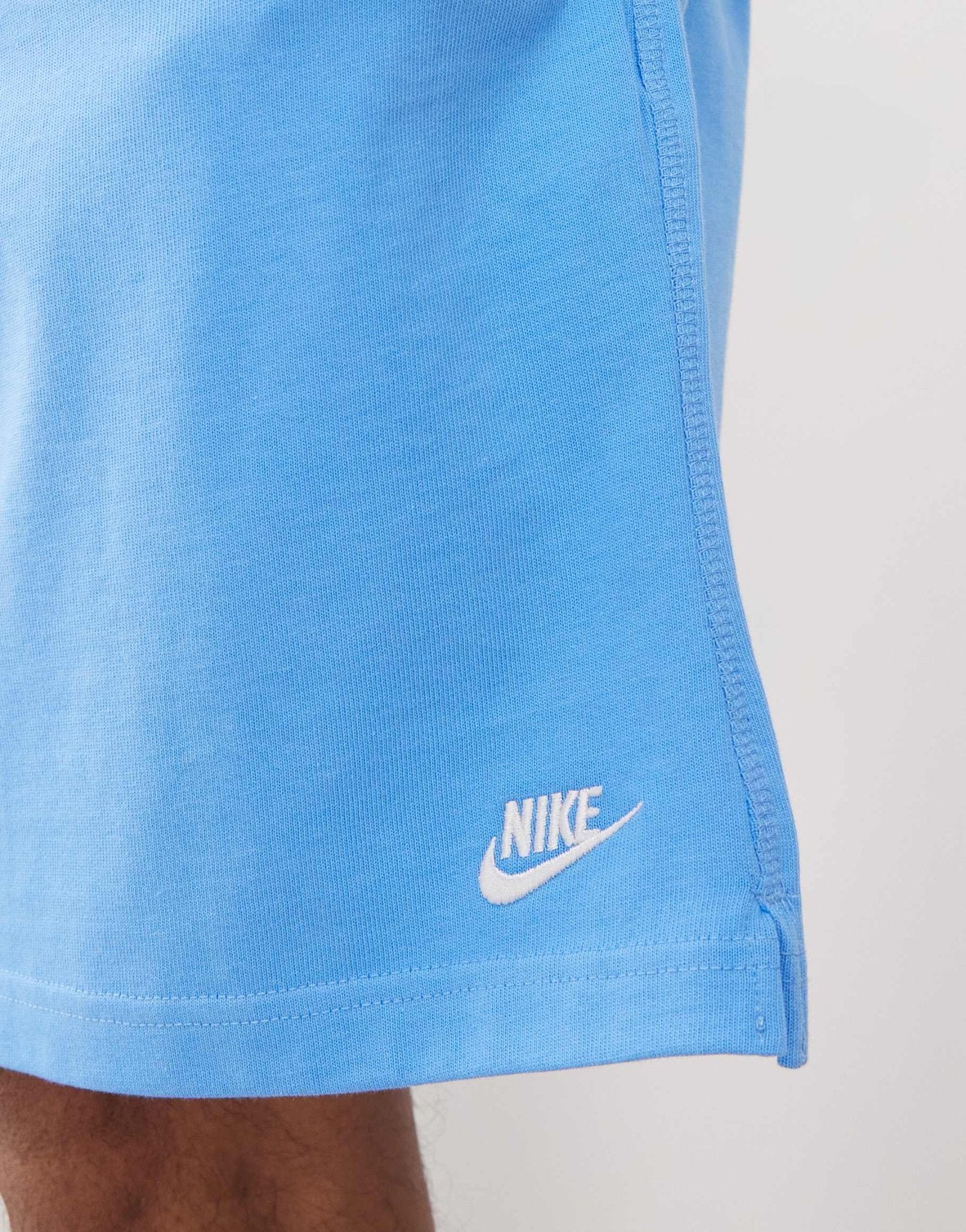Nike Club knit shorts in blue - ASOS Sample Sale
