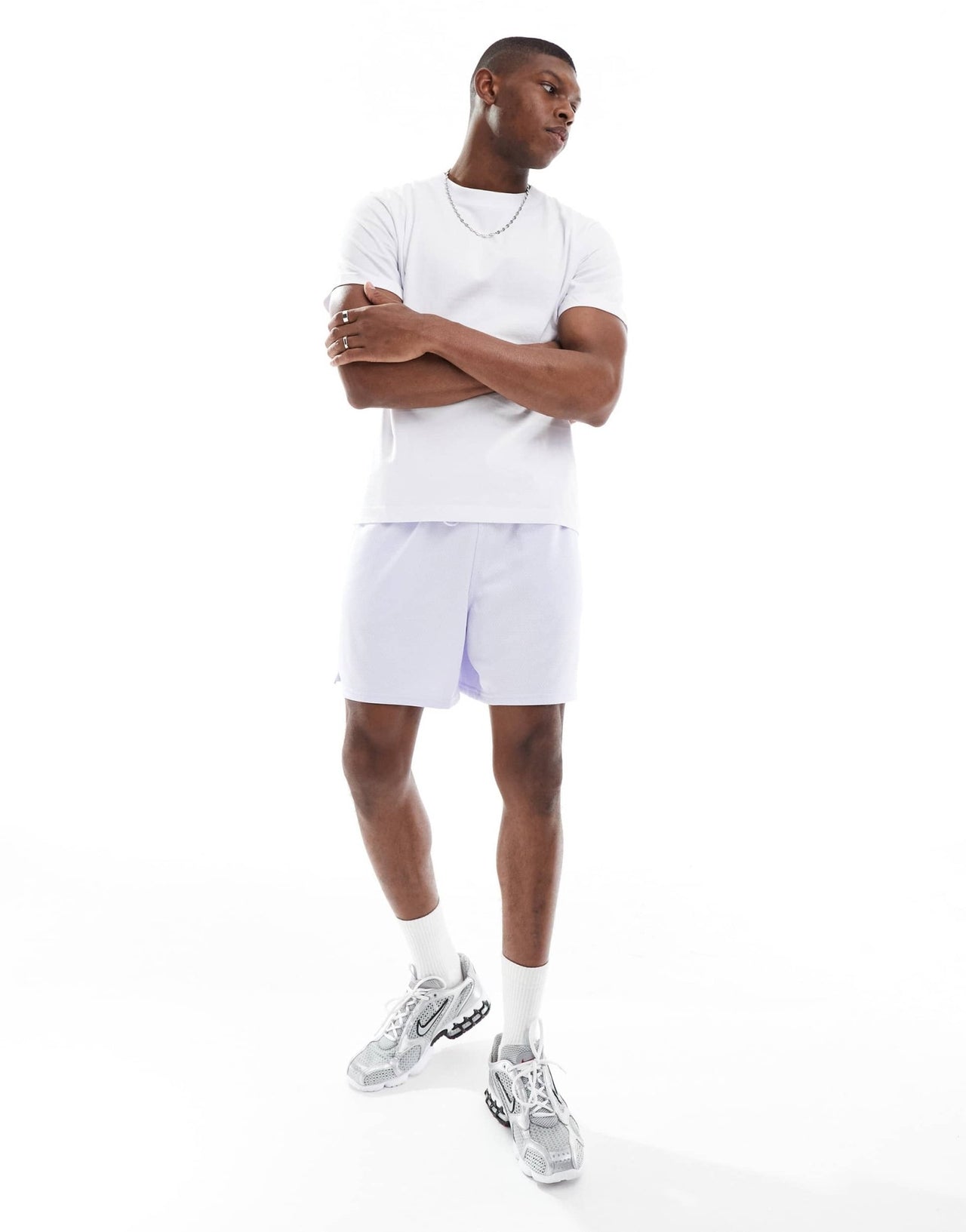 Nike Club mesh shorts in lilac - ASOS Sample Sale