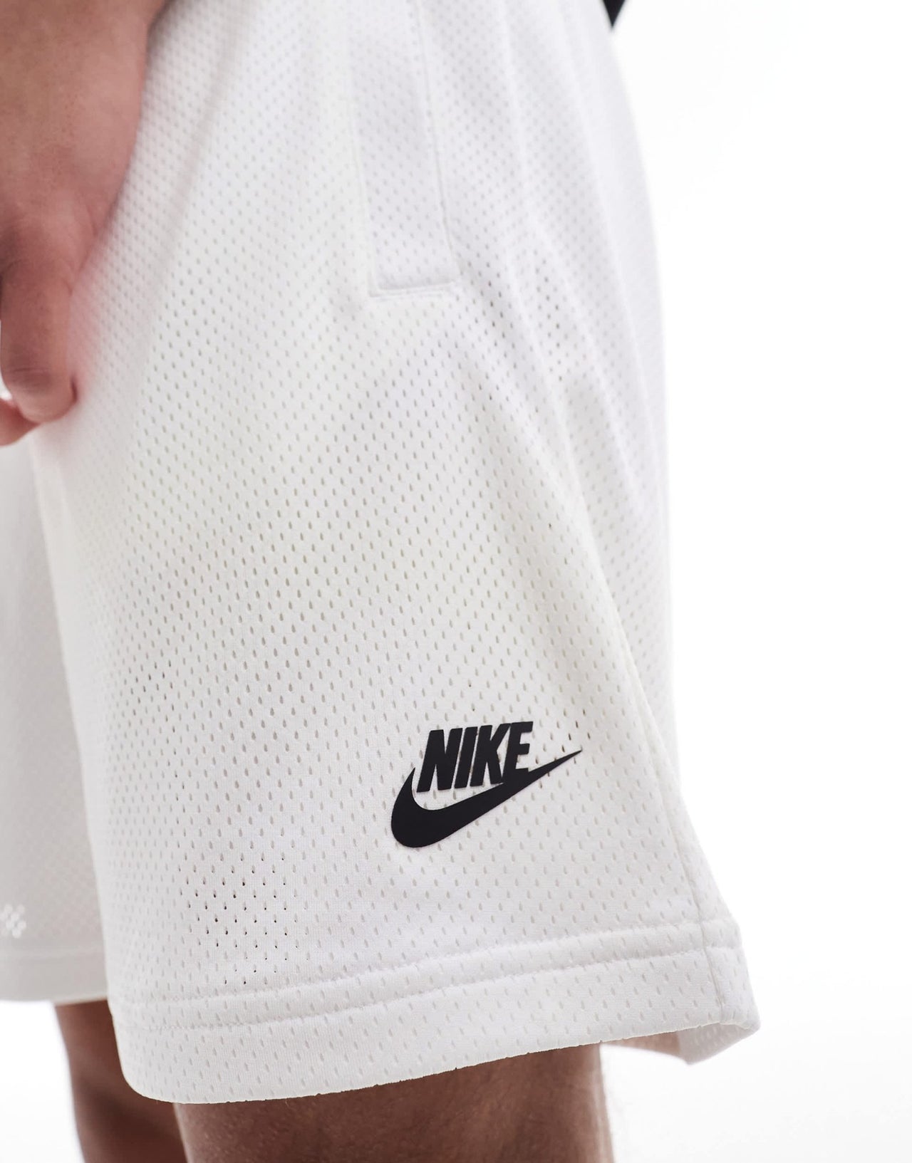 Nike Club mesh shorts in white - ASOS Sample Sale