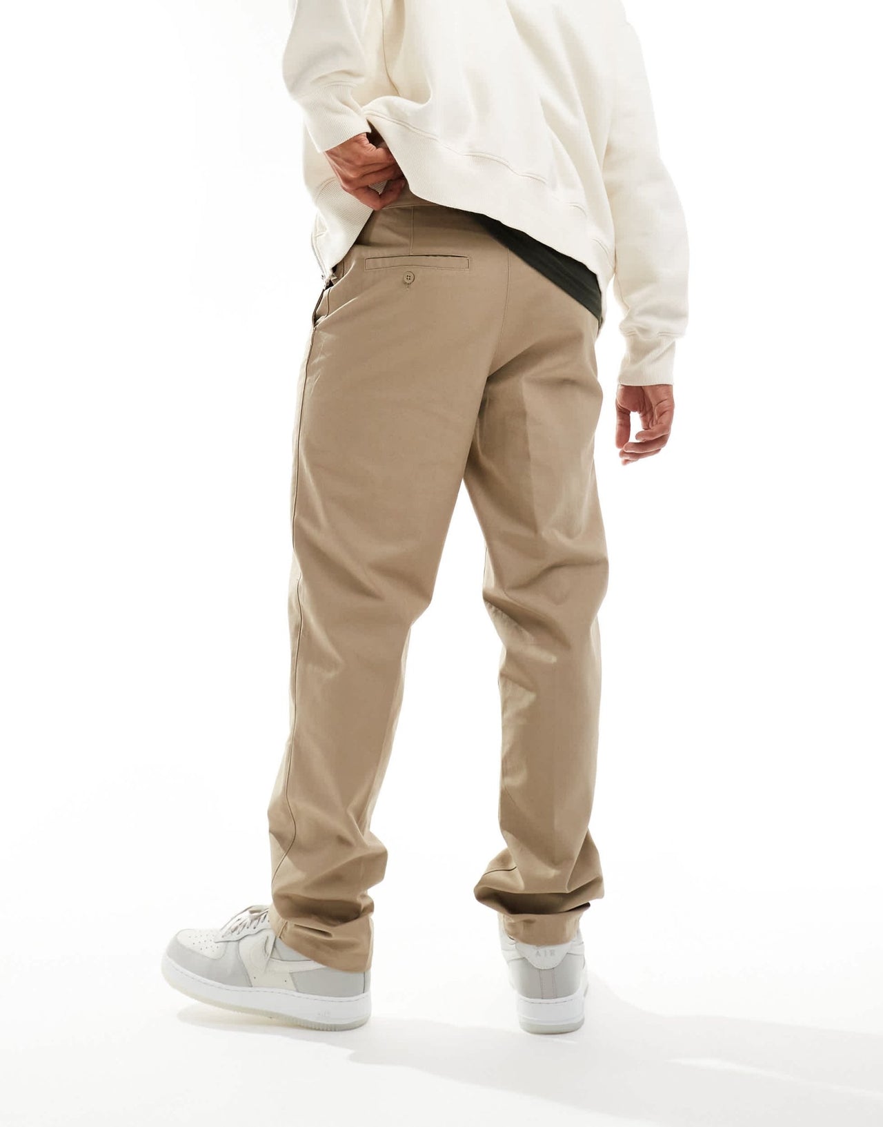Nike Club woven trousers in beige - ASOS Sample Sale