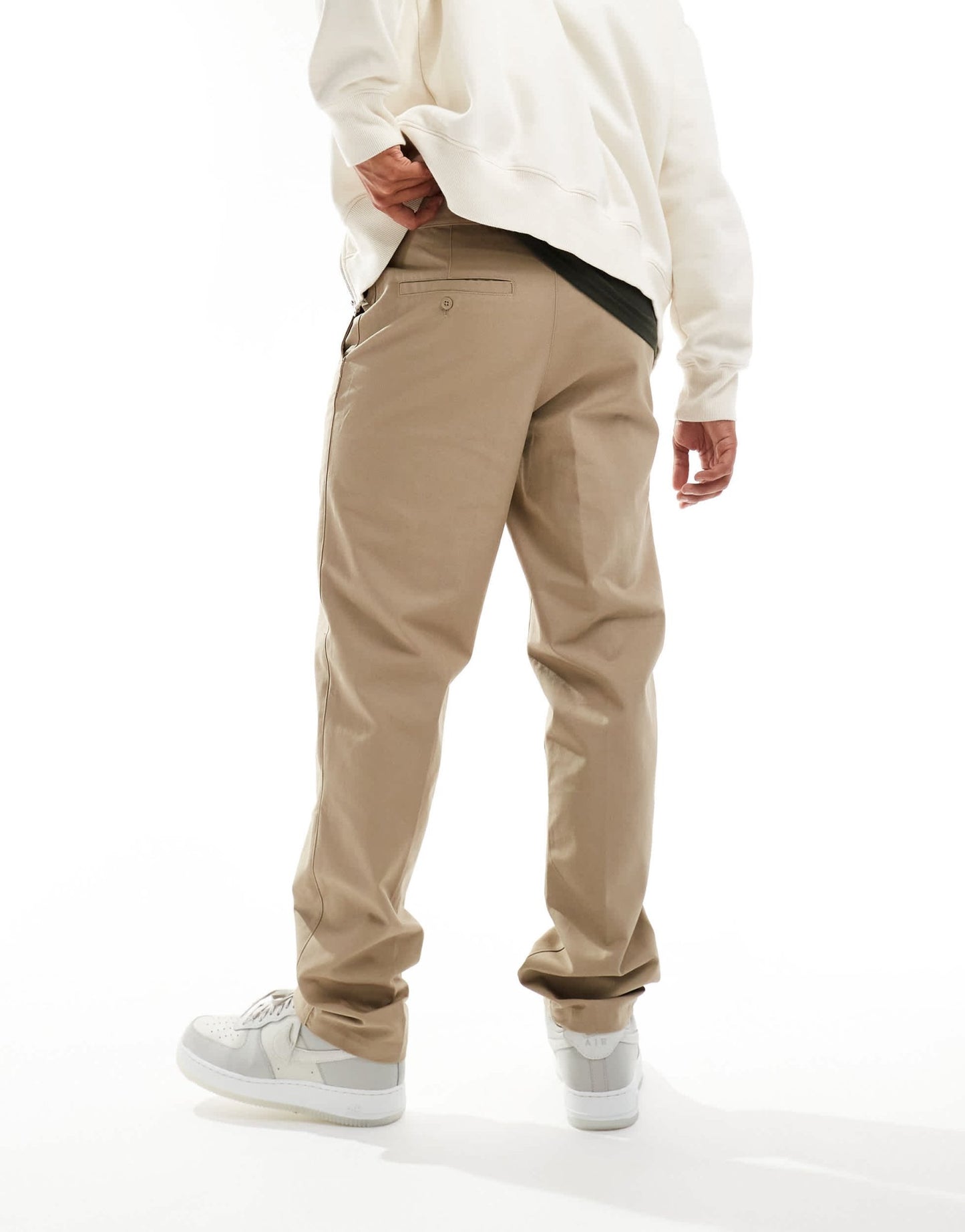 Nike Club woven trousers in beige - ASOS Sample Sale