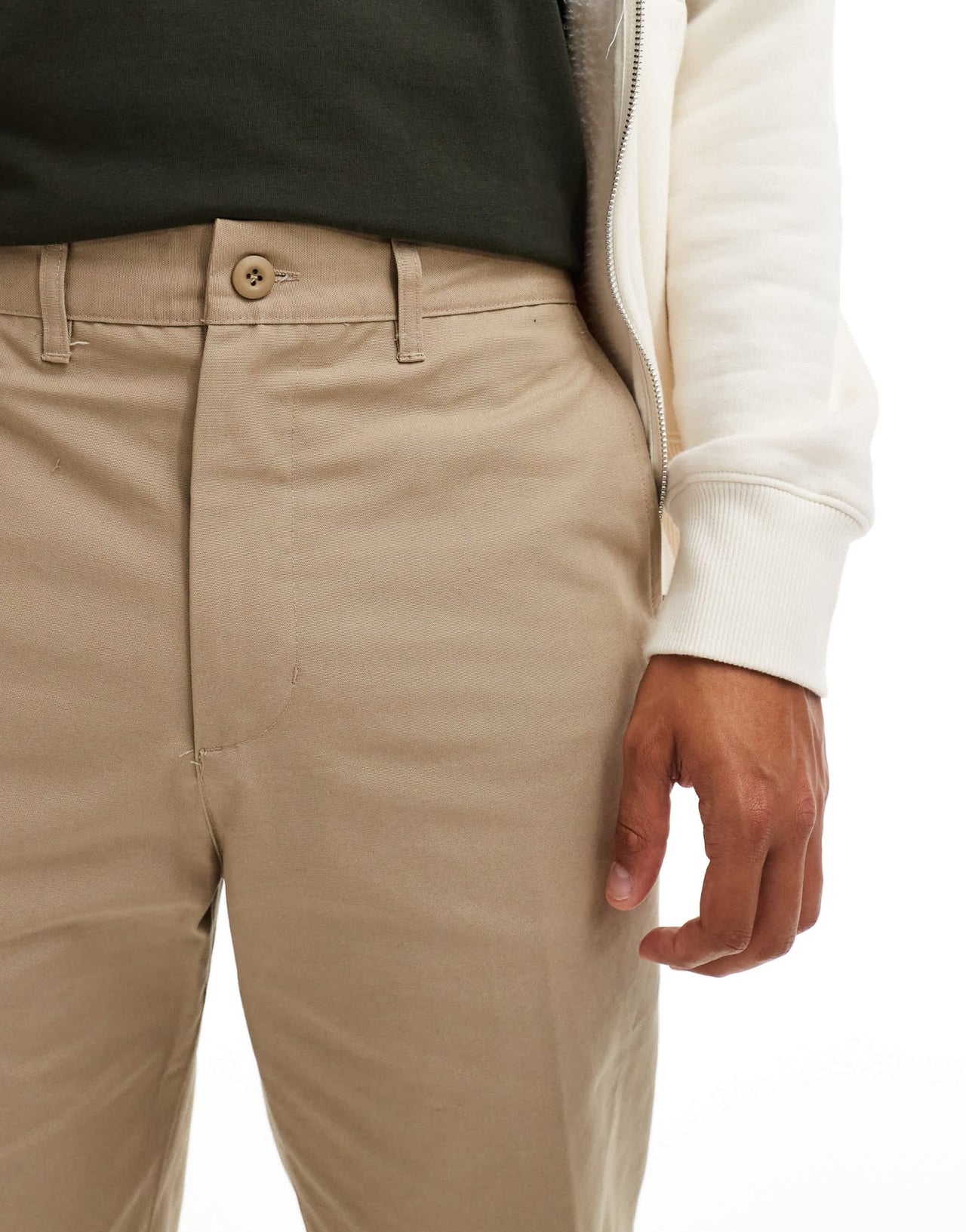 Nike Club woven trousers in beige - ASOS Sample Sale