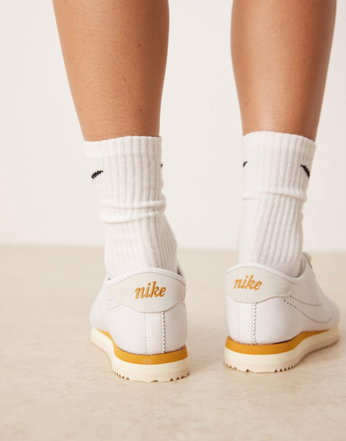 Nike Cortez Deconstructed trainers in off white and brown - ASOS Sample Sale