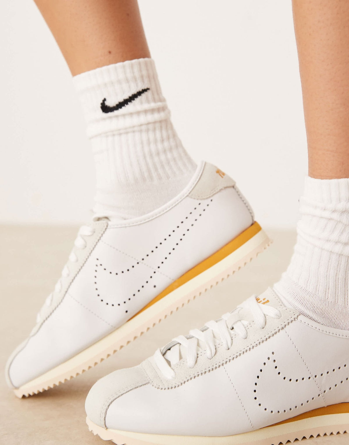 Nike Cortez Deconstructed trainers in off white and brown - ASOS Sample Sale