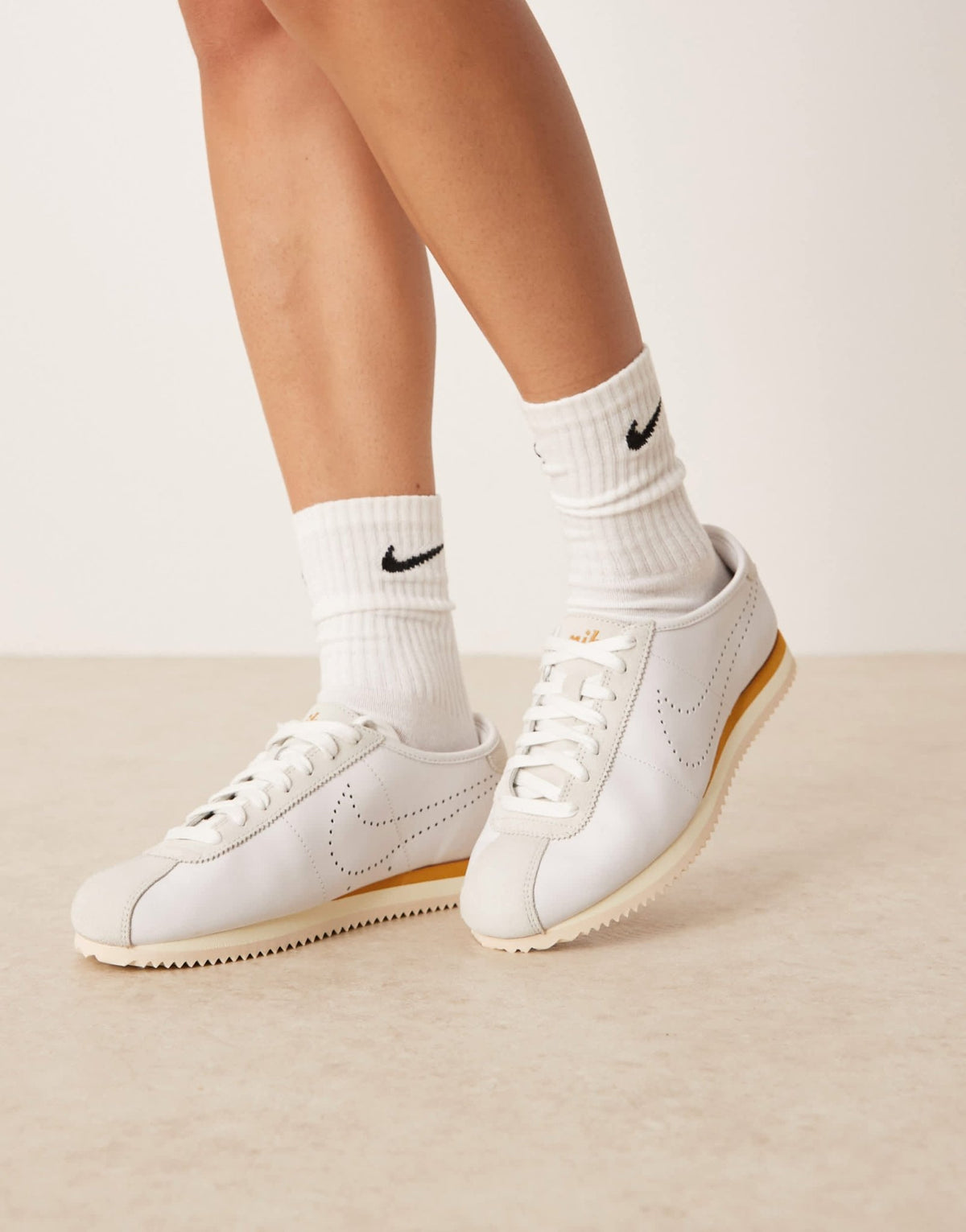 Nike Cortez Deconstructed trainers in off white and brown - ASOS Sample Sale
