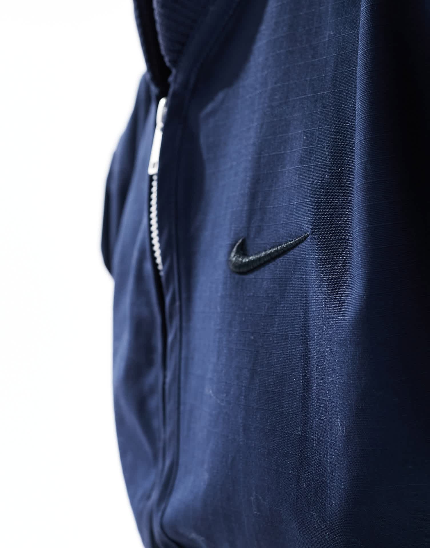 Nike cropped bomber jacket in black - ASOS Sample Sale
