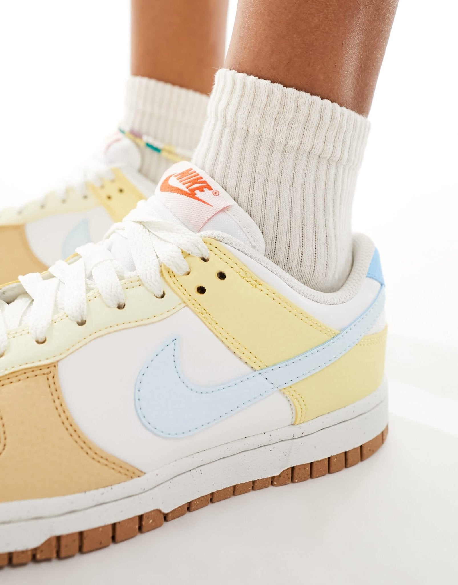 Nike Dunk low NN easter trainers in white and pastel mix - ASOS Sample Sale