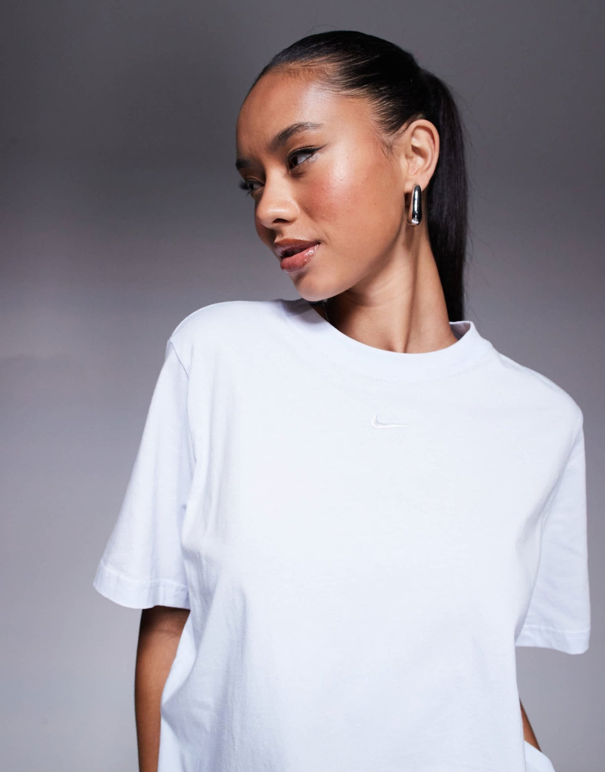 Nike Essential oversized t-shirt in light blue - ASOS Sample Sale