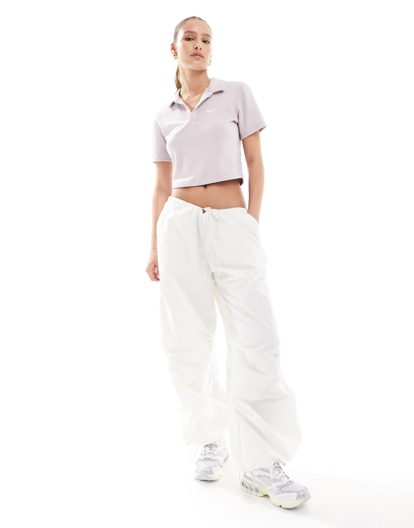 Nike Essentials polo t-shirt in light grey - ASOS Sample Sale