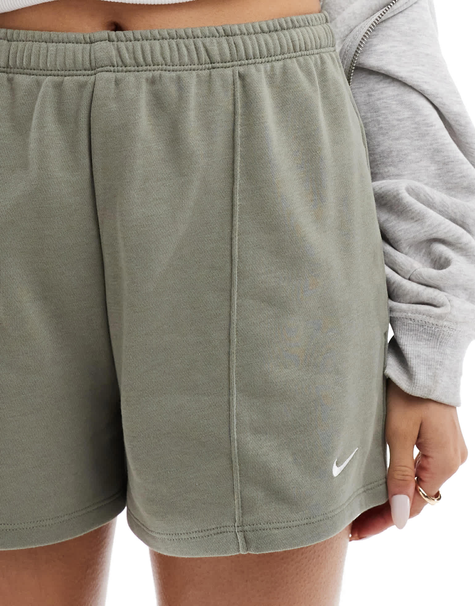 Nike French Terry shorts in grey - ASOS Sample Sale