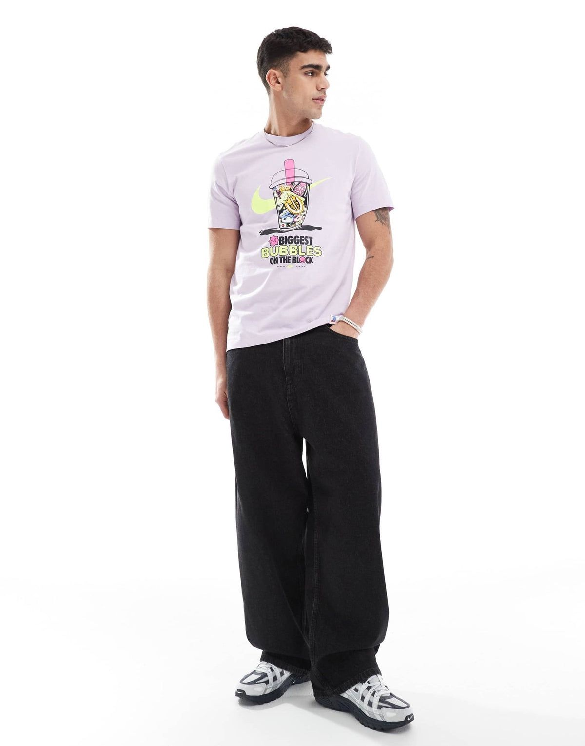 Nike graphic t-shirt in lilac - ASOS Sample Sale