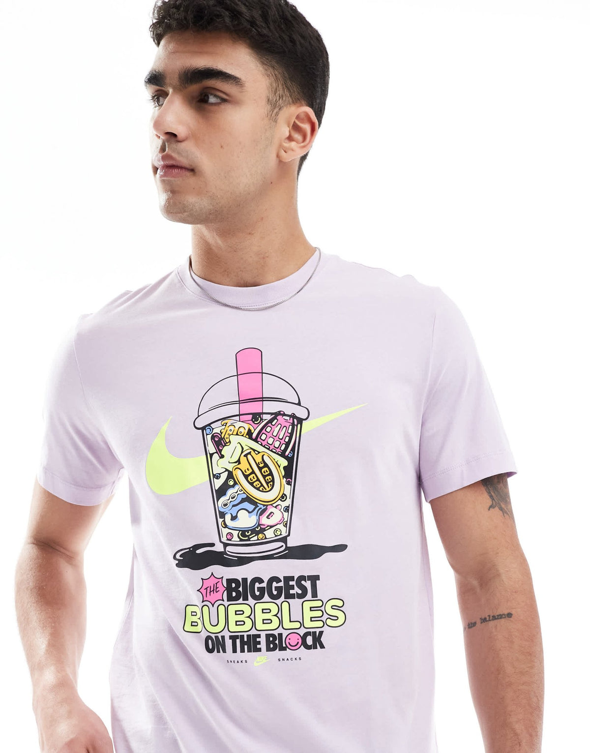 Nike graphic t-shirt in lilac - ASOS Sample Sale