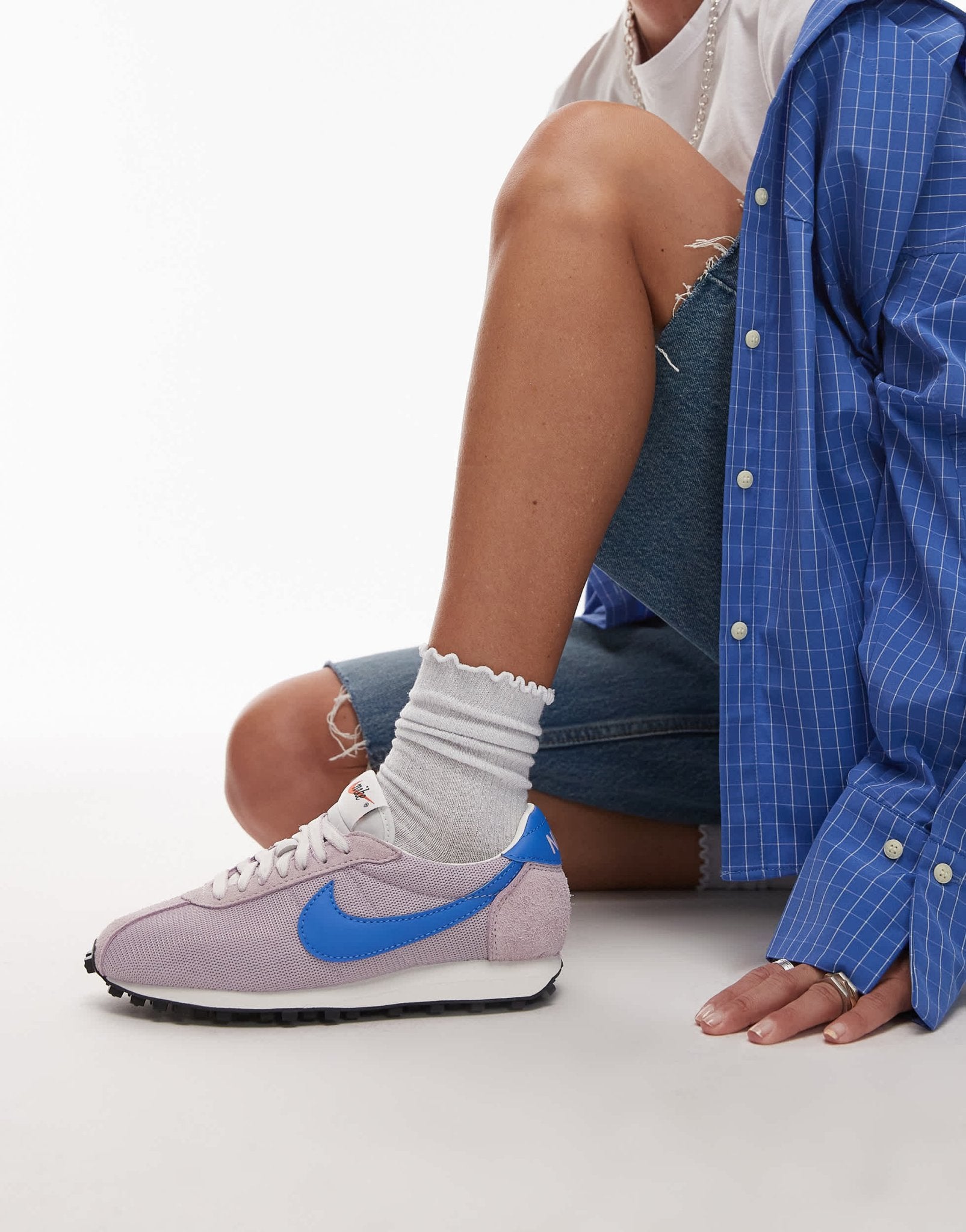 Nike LD - 1000 SE trainers in lilac and blue - ASOS Sample Sale